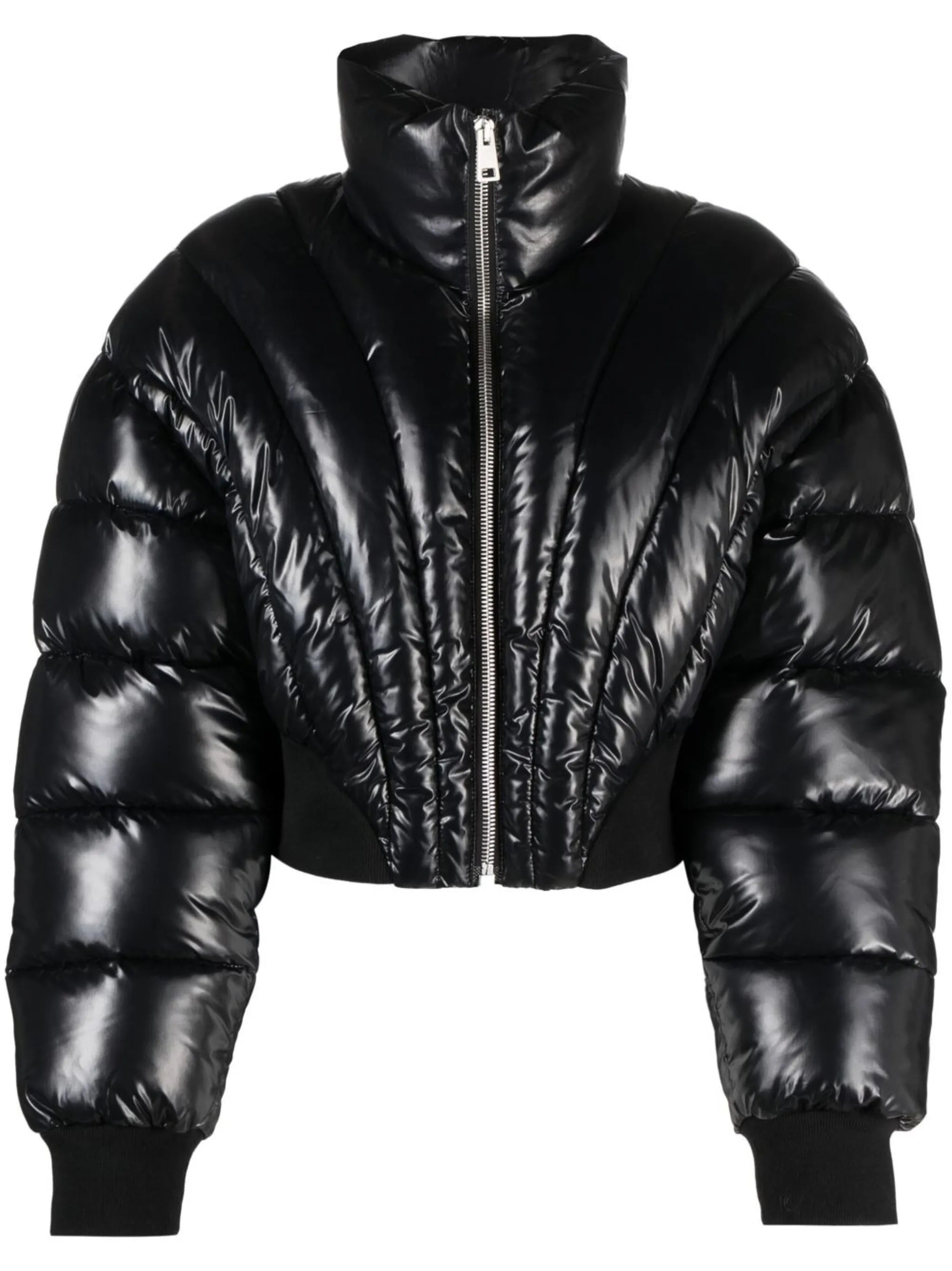 cropped puffer jacket