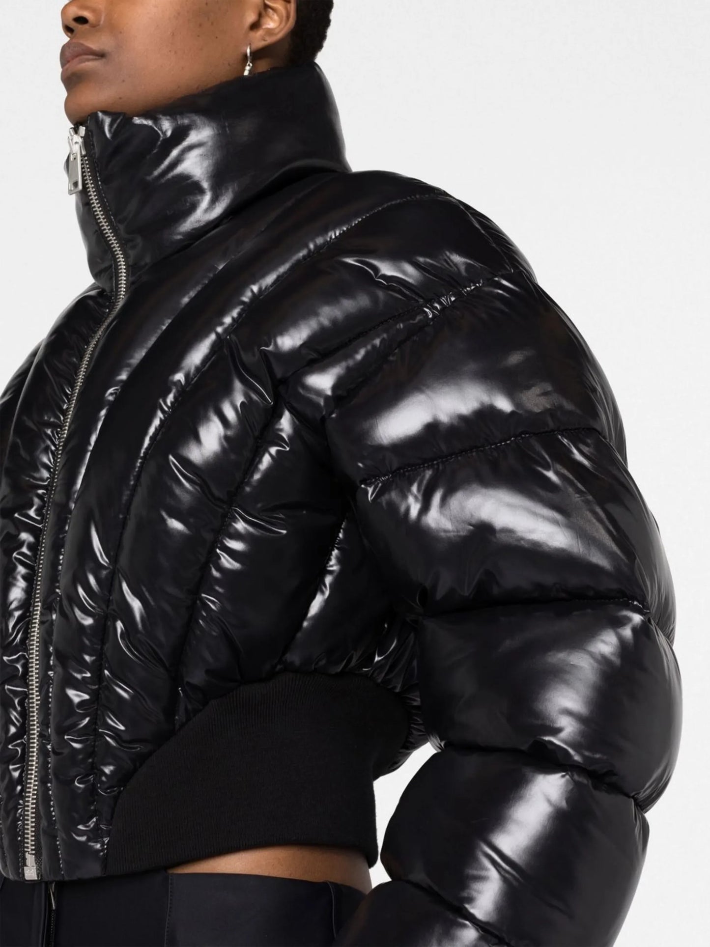 cropped puffer jacket