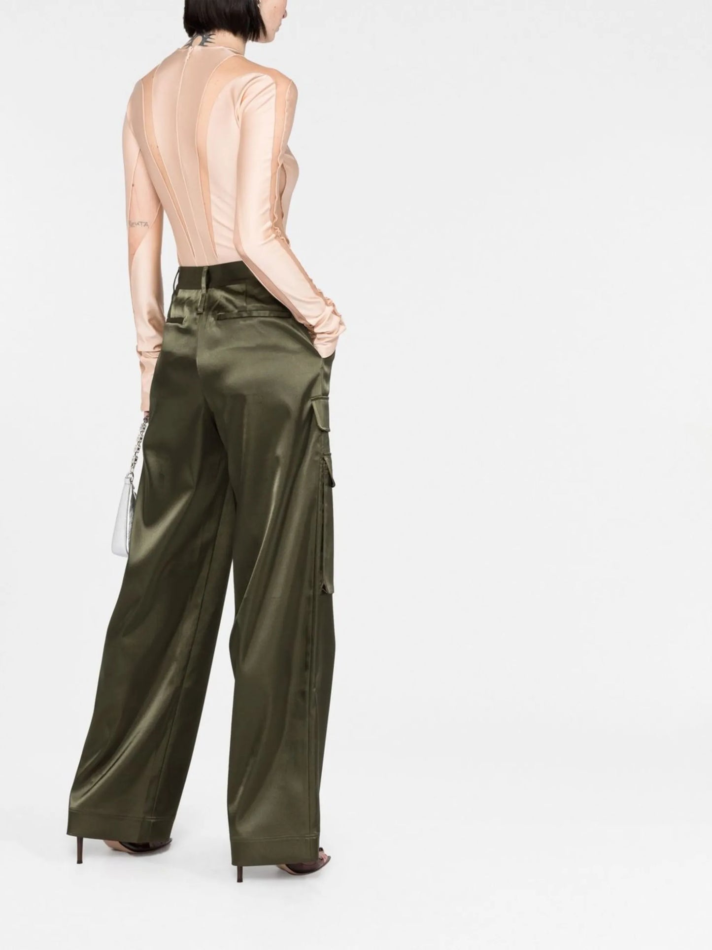 Illusion panelled bodysuit