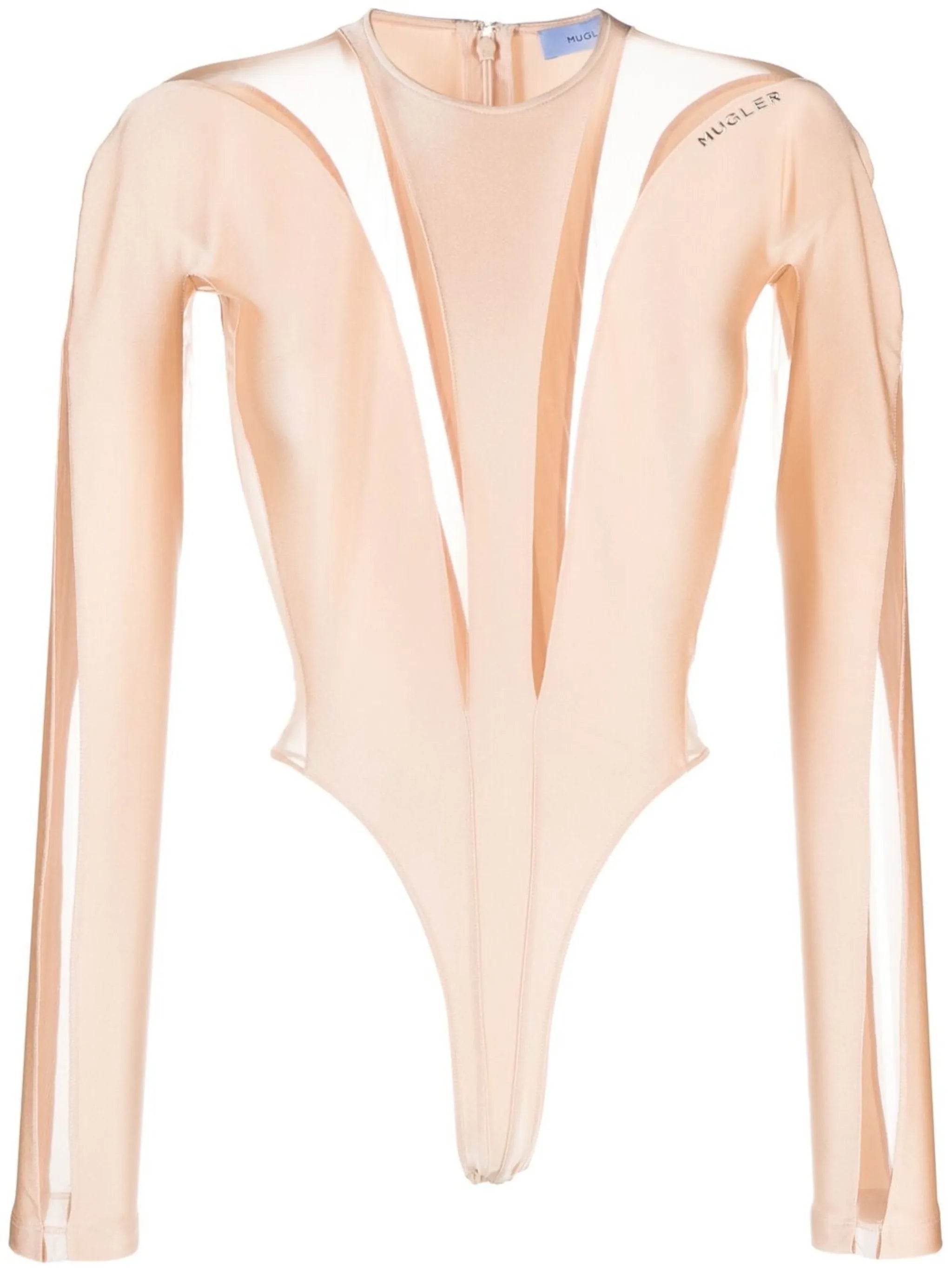 Illusion panelled bodysuit