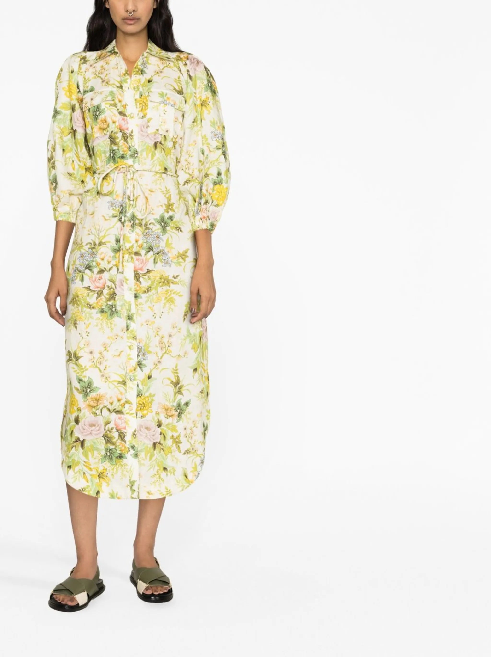Eden floral-print dress
