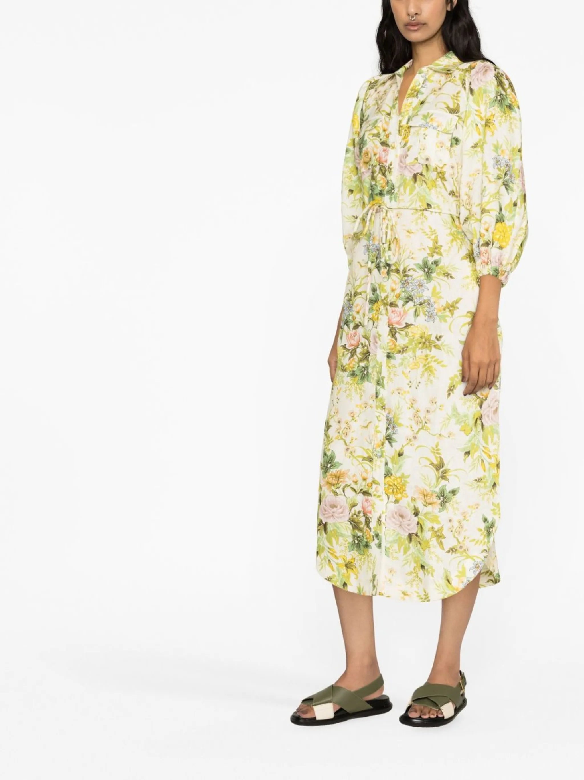 Eden floral-print dress