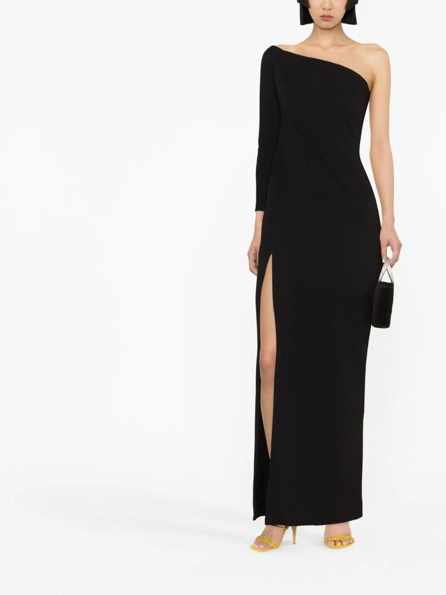 Palmer one-shoulder maxi dress