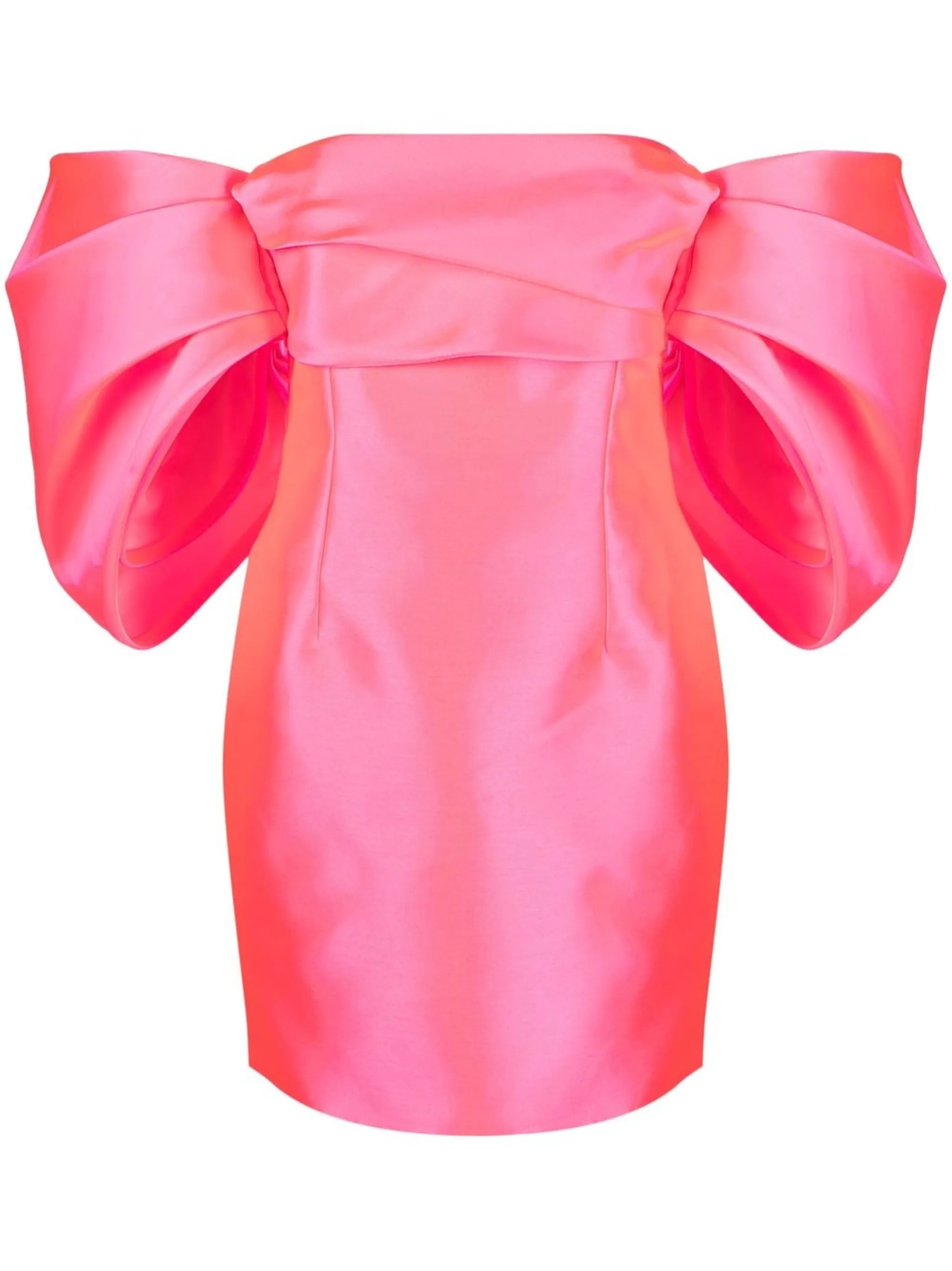 Solace Elina puff-sleeve minidress