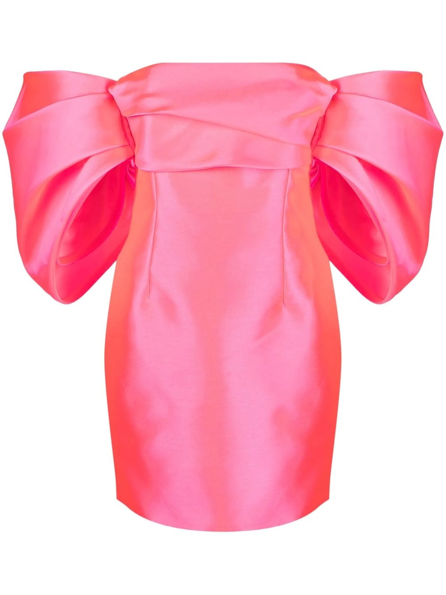 Solace Elina puff-sleeve minidress