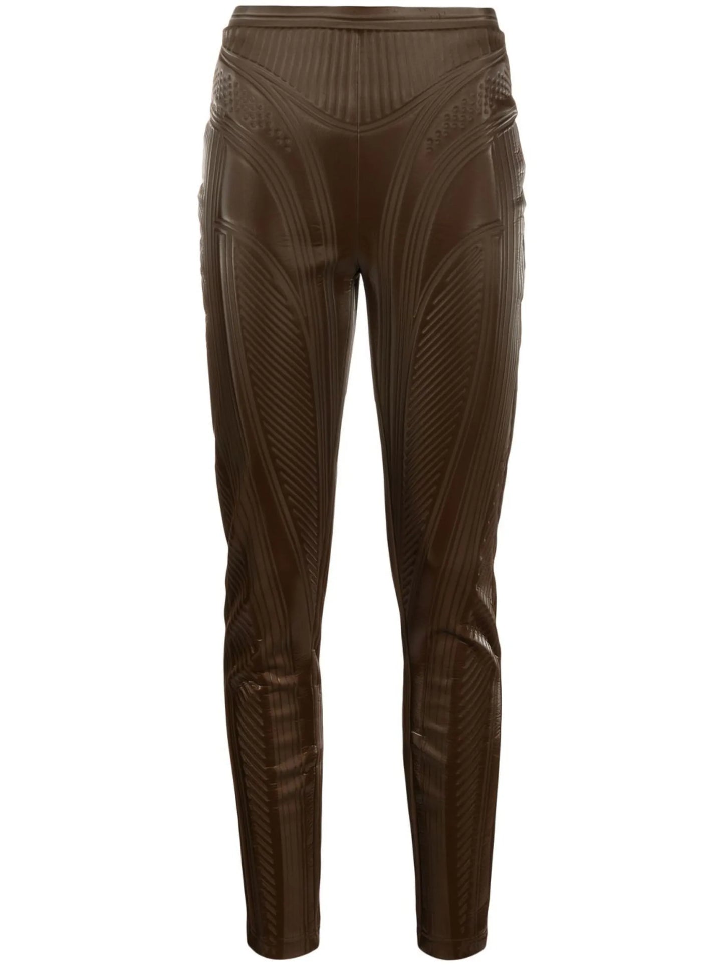 high-waisted trousers