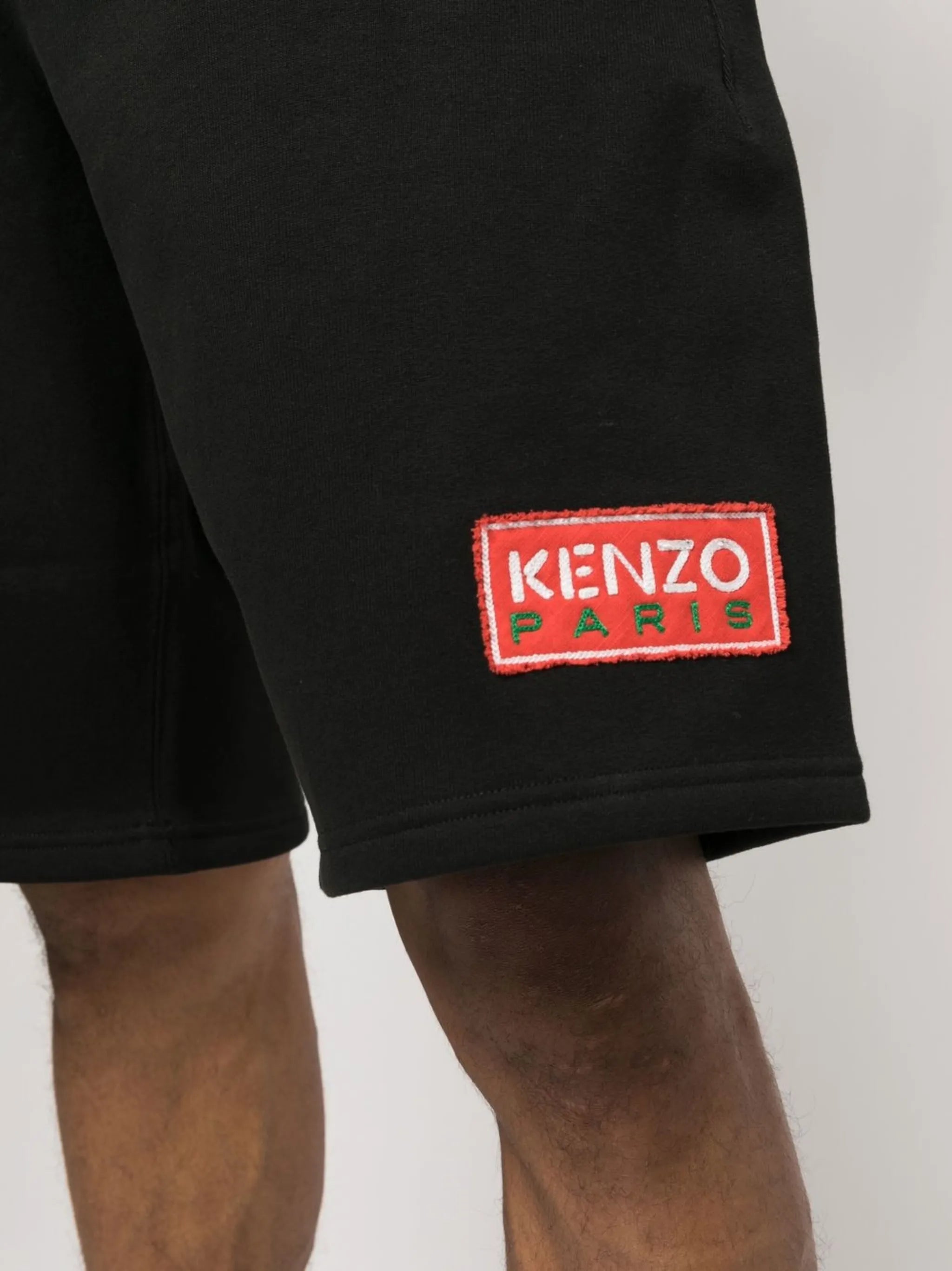 logo-patch detail shorts