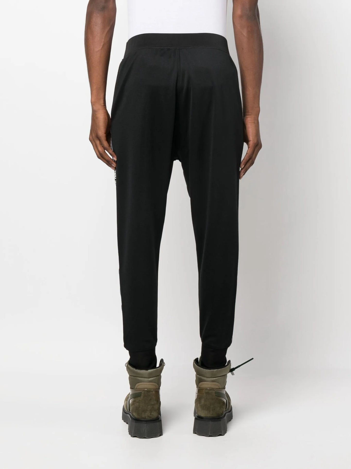 logo-patch track pants