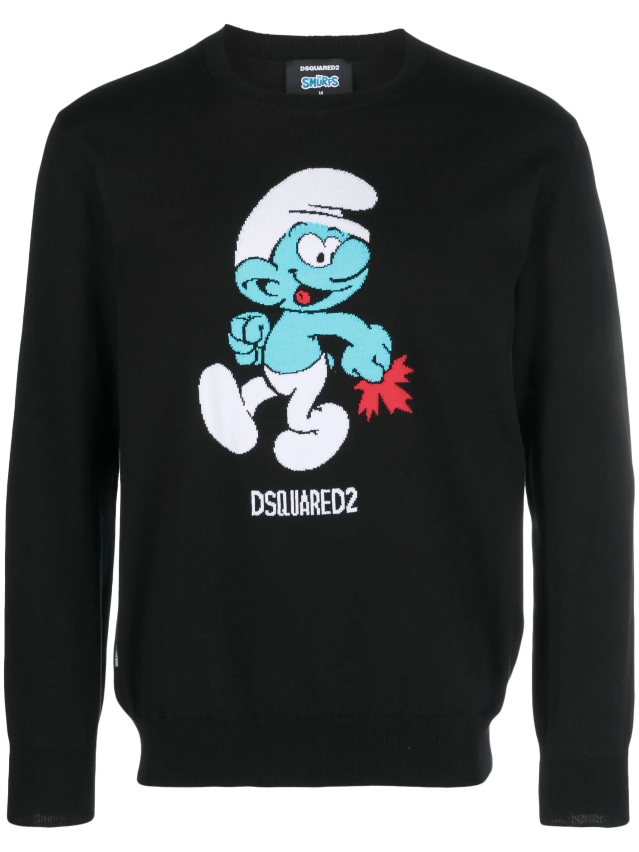 Smurf knitted jumper