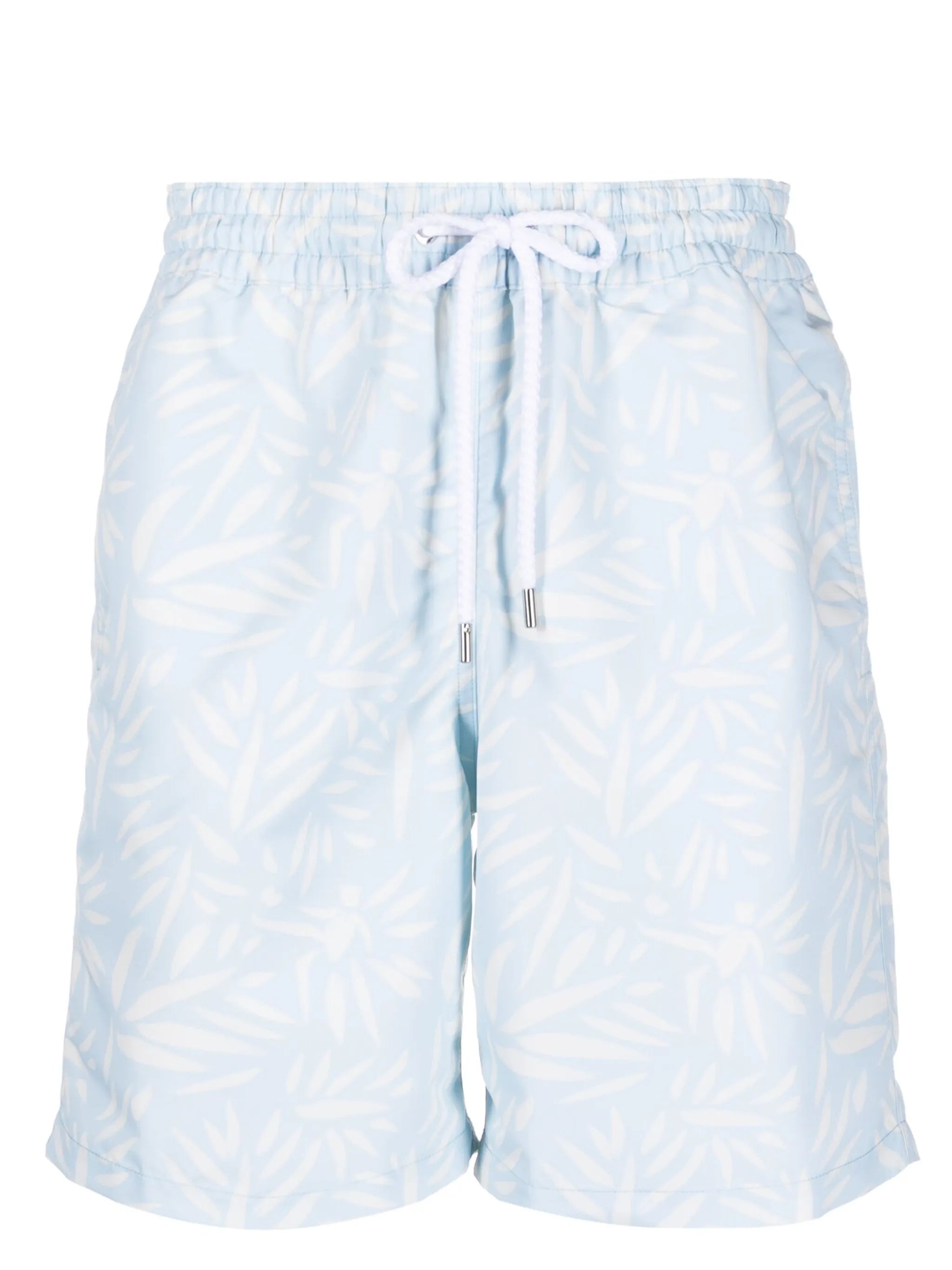 Board abstract-print swim shorts