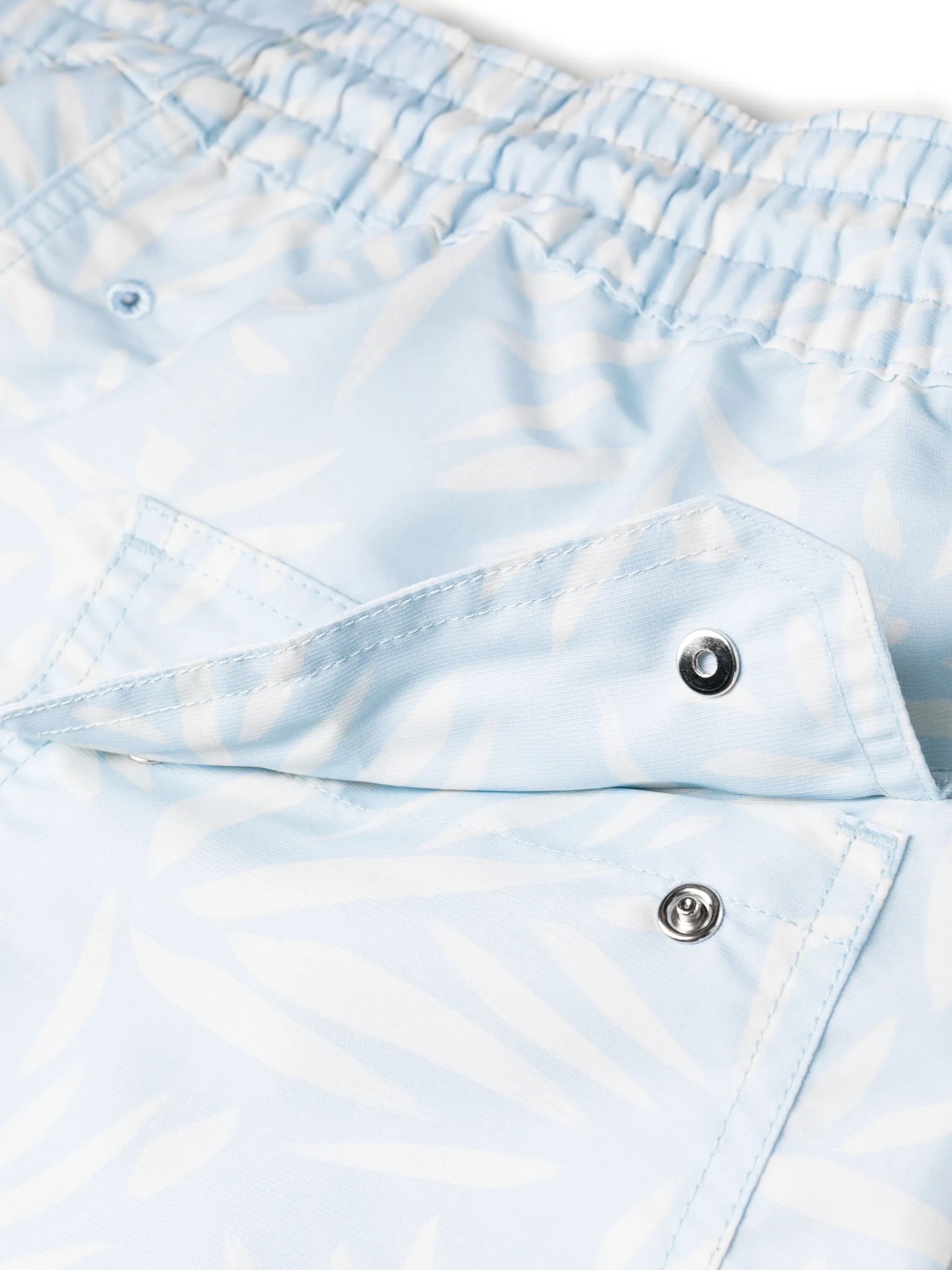 Board abstract-print swim shorts