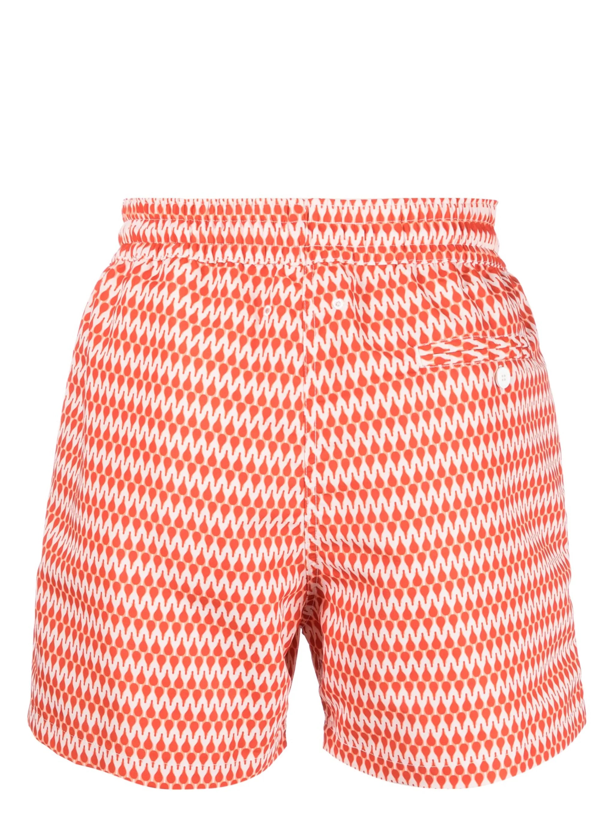 Raquete print swim shorts