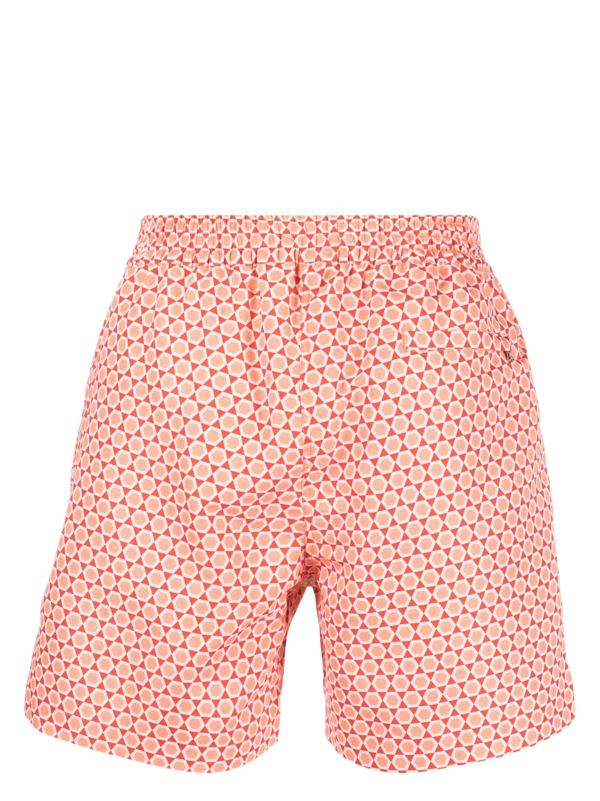 Futevôlei-print swim shorts
