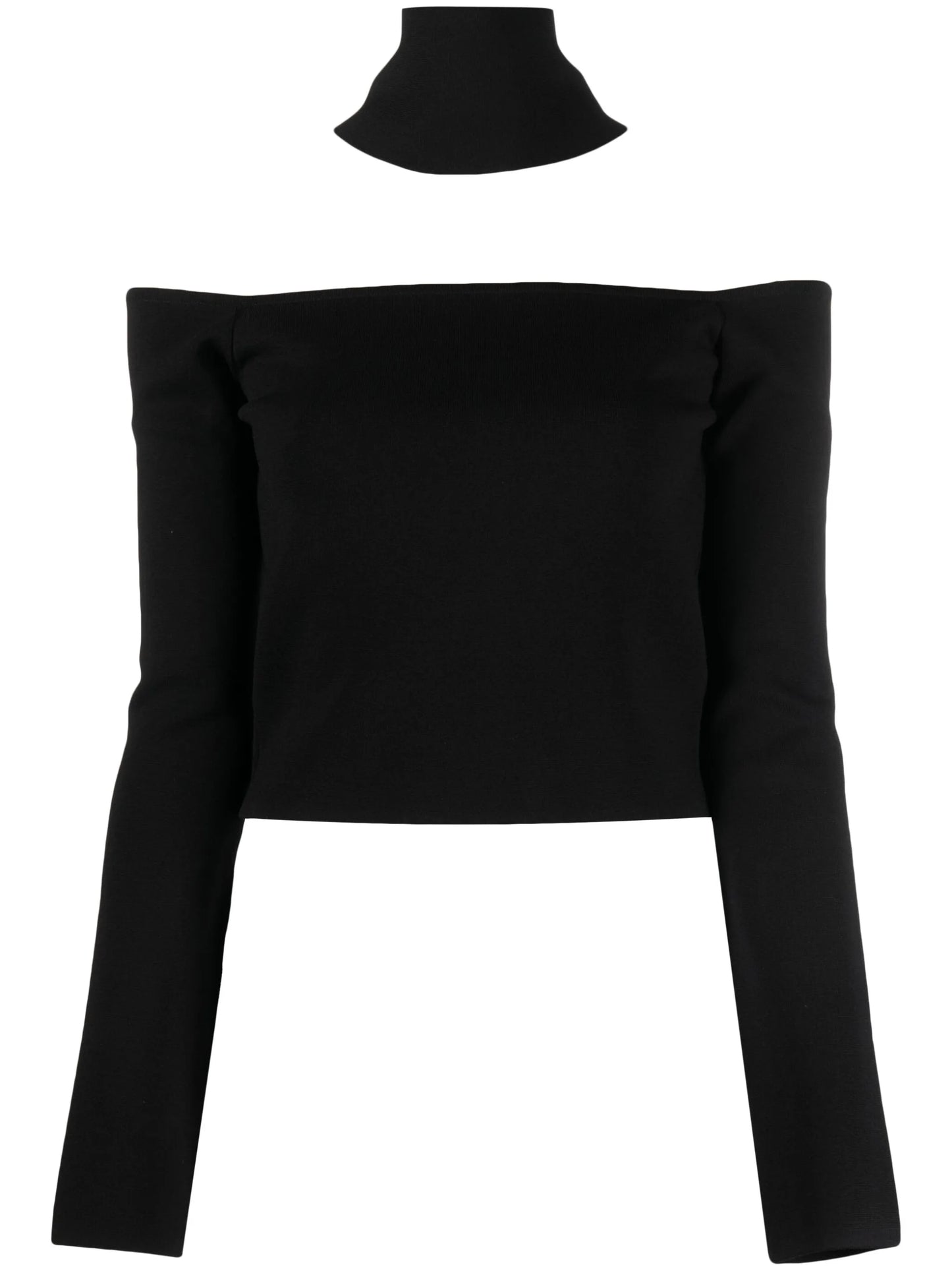 Molins off-shoulder cut-out top