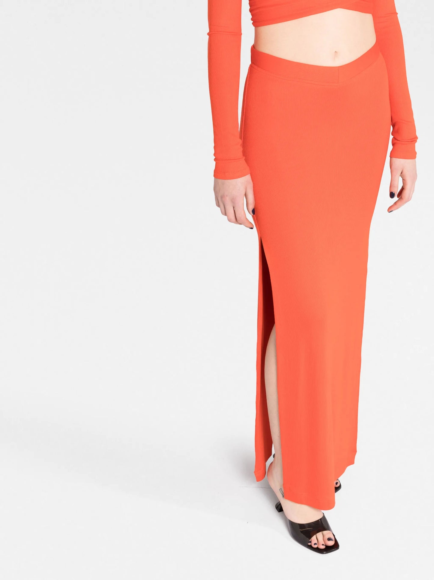 ribbed-kit pencil skirt