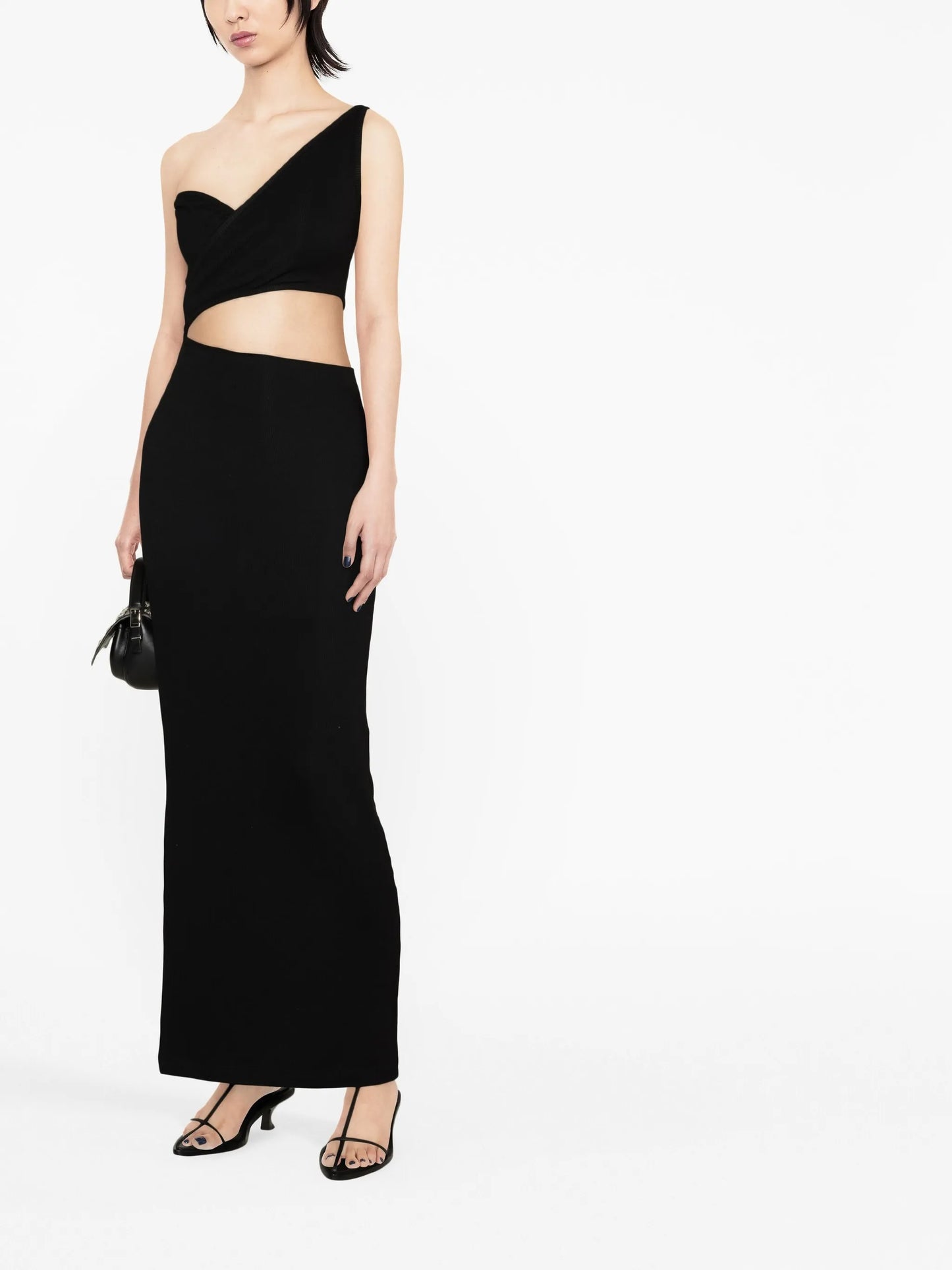 off-shoulder long dress