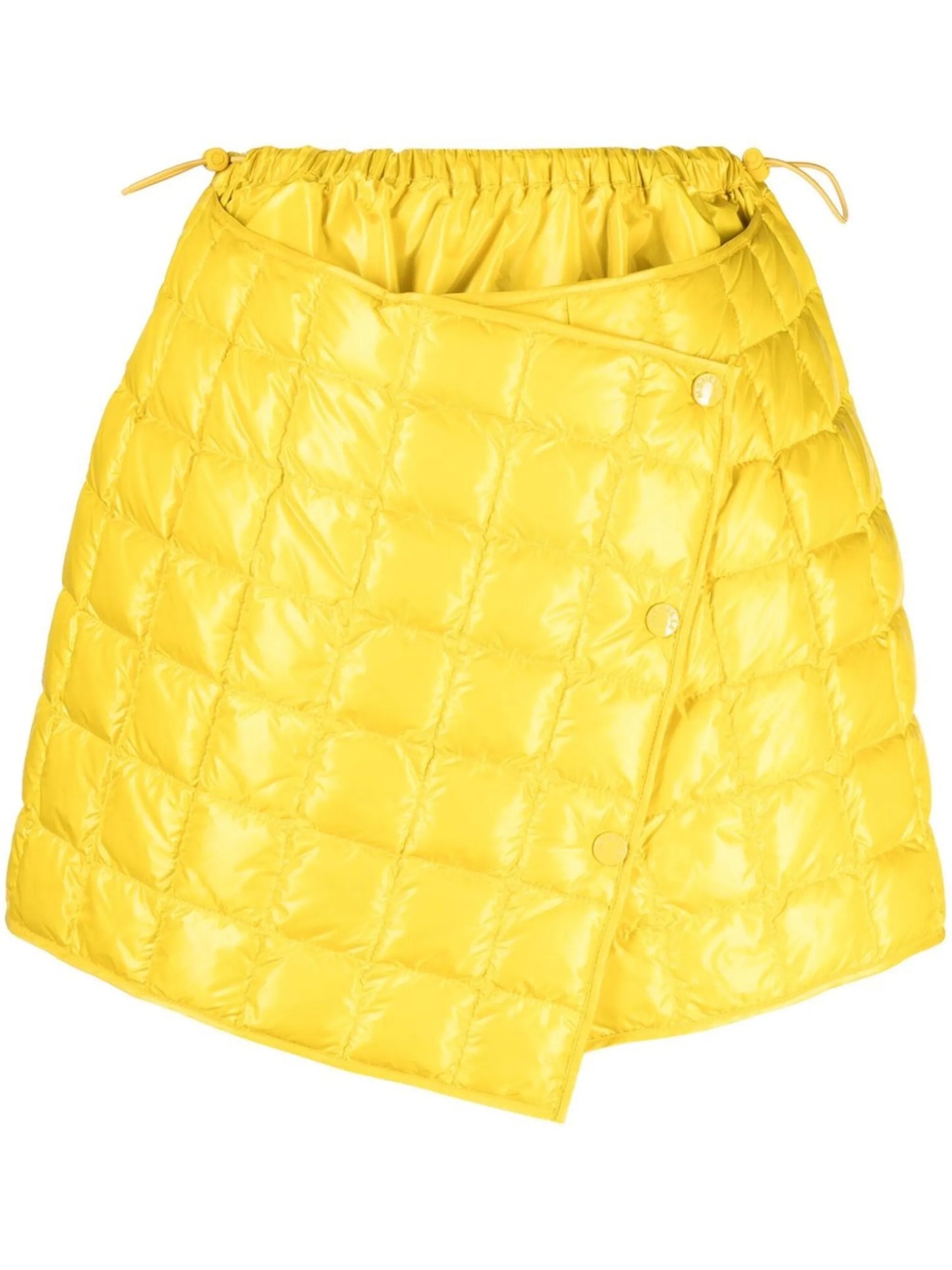 asymmetric quilted skirt