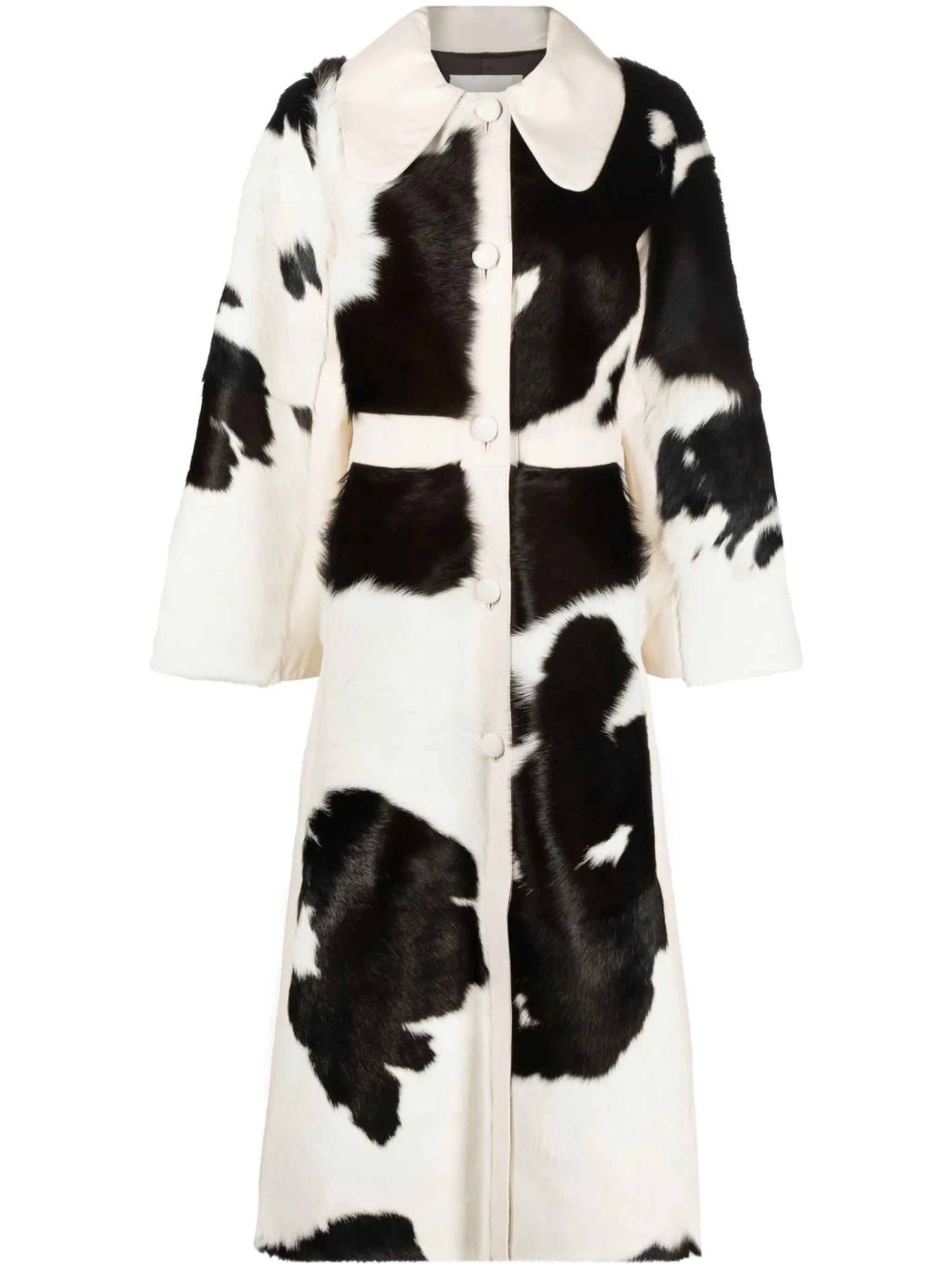 Madalynn cow-print coat