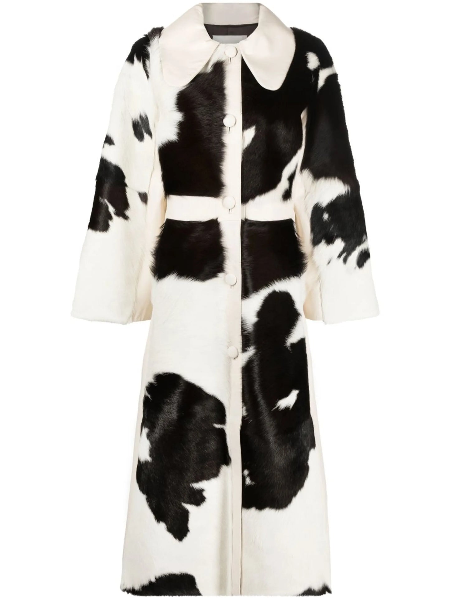 Madalynn cow-print coat
