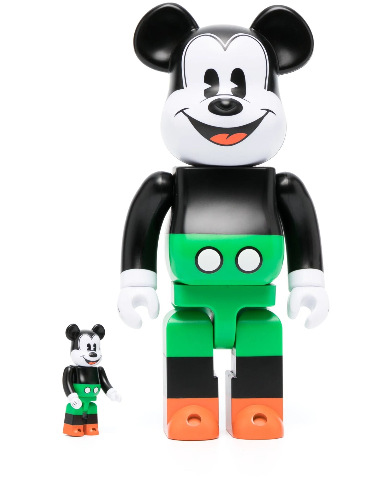 x Mickey Mouse BE@RBRICK 100% and 400% figure set