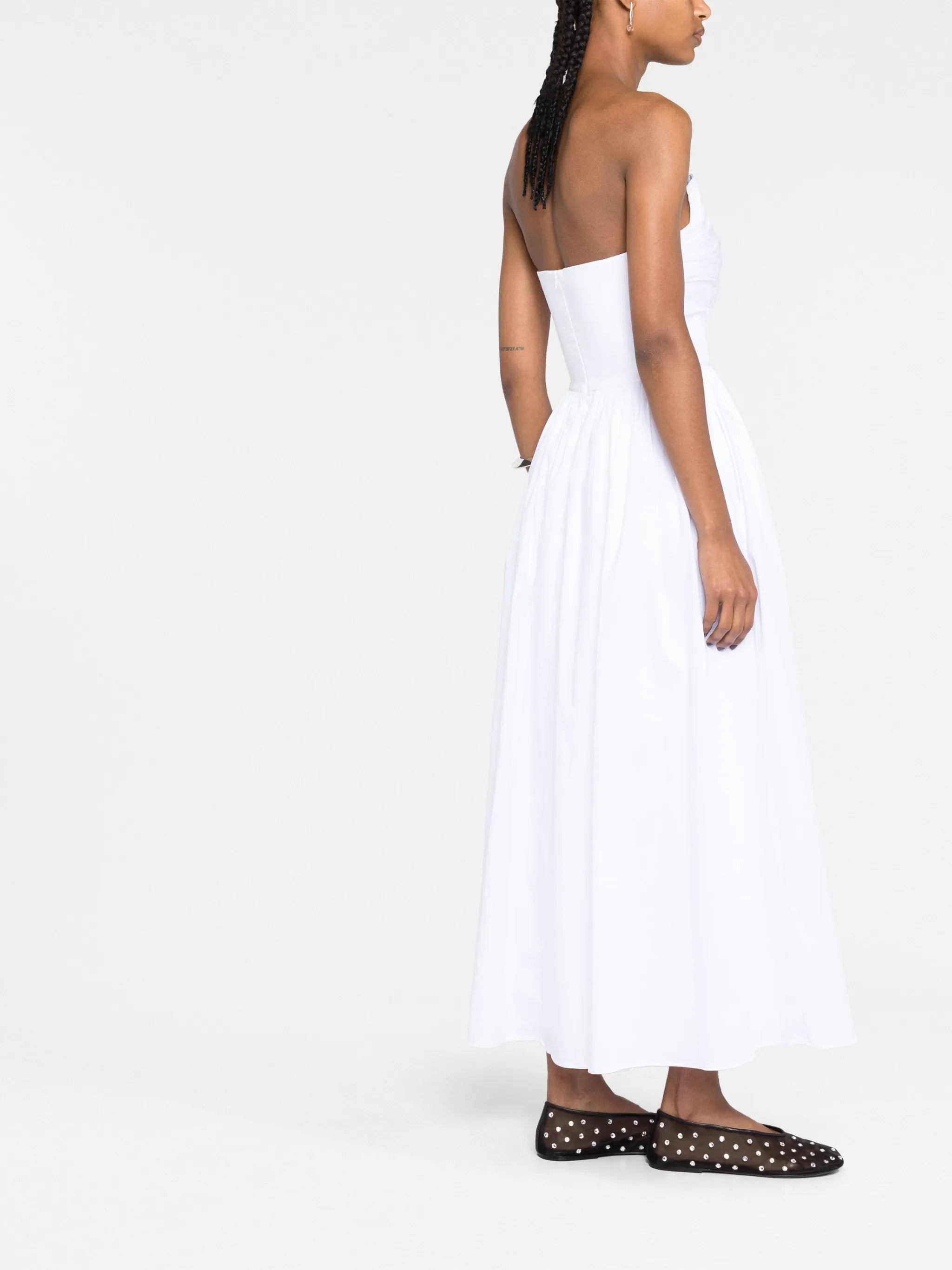 Juliet strapless midi dress