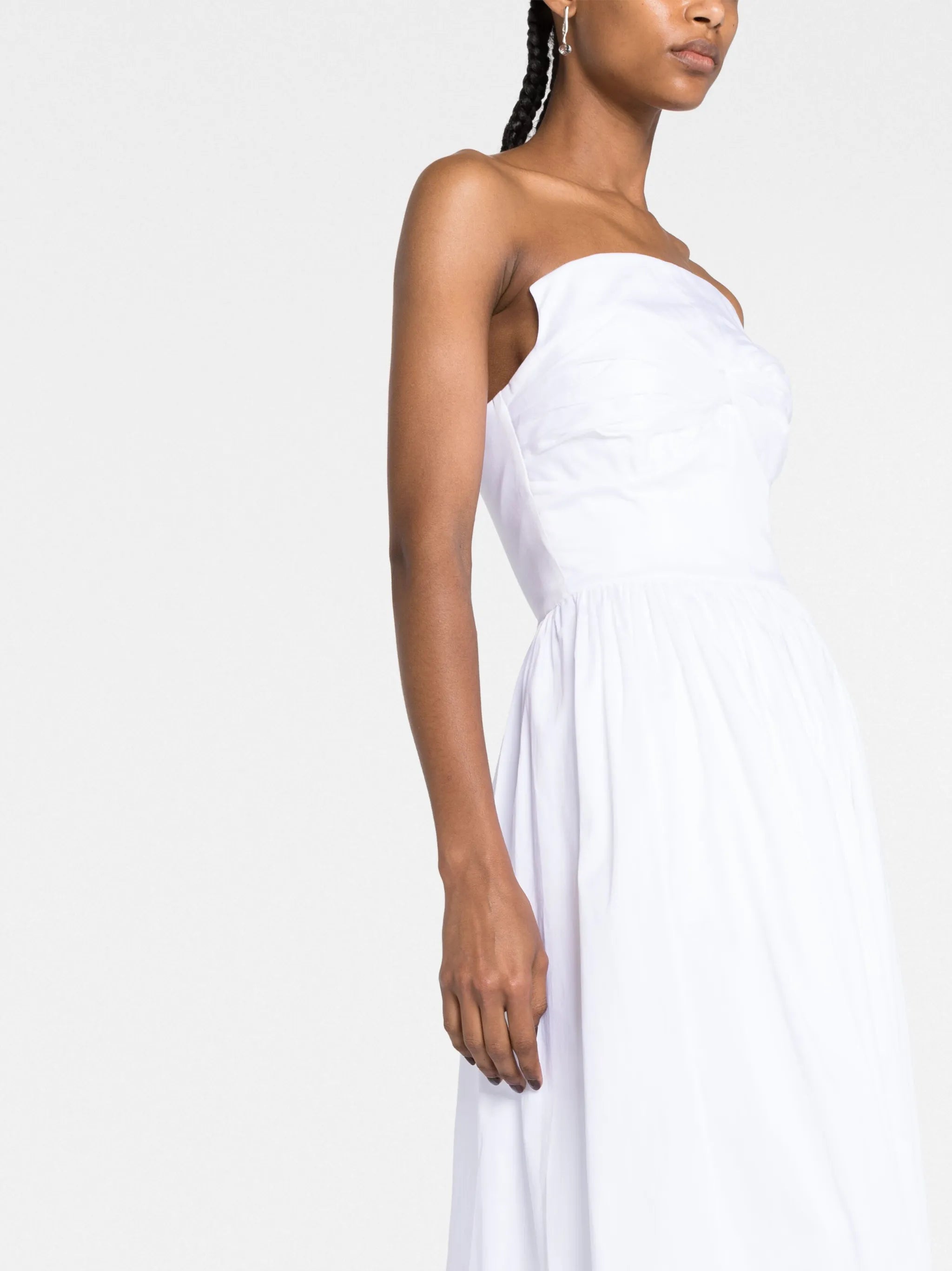 Juliet strapless midi dress