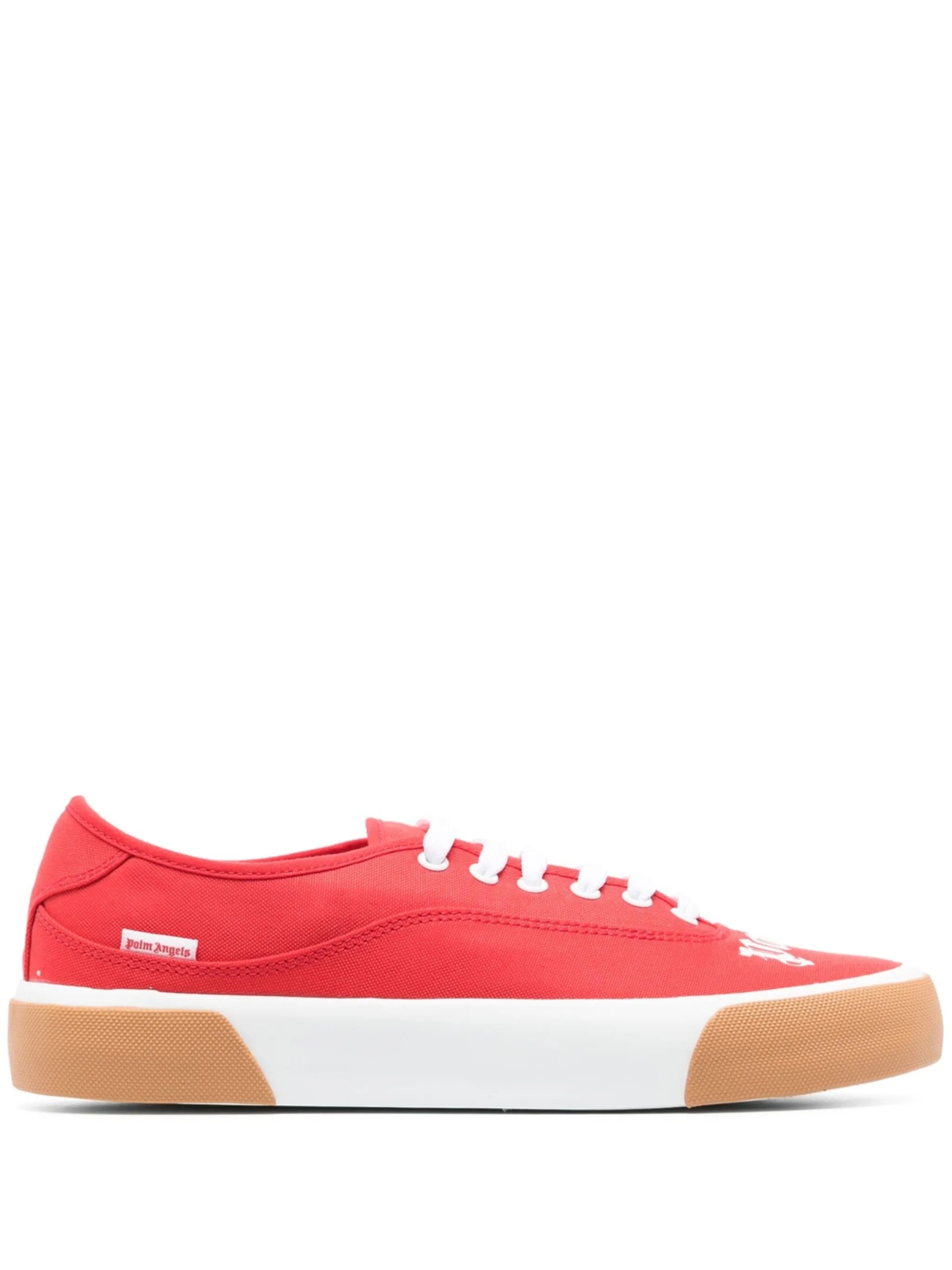 logo-print lace-up sneakers