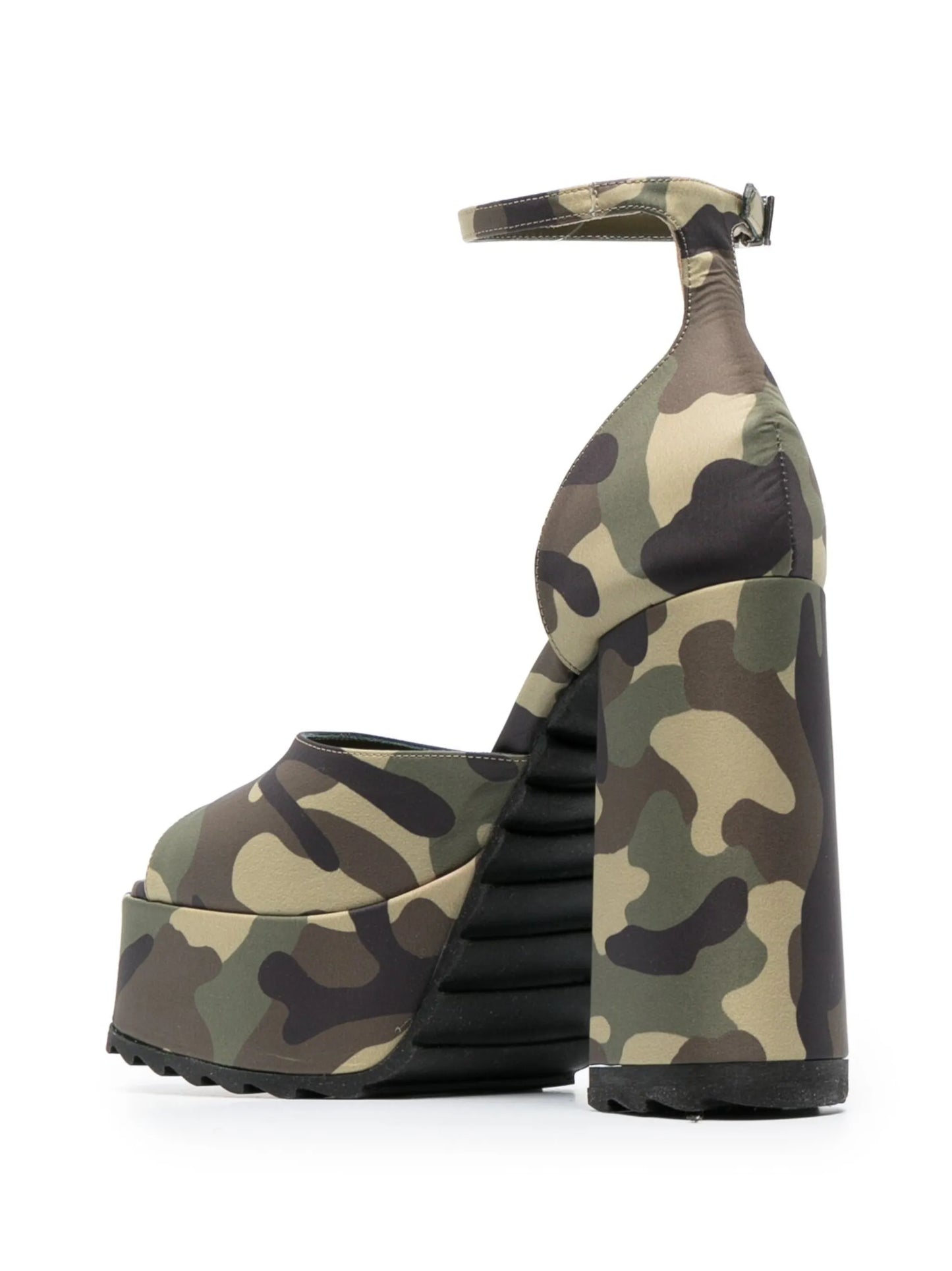 camouflage-print platform sandals