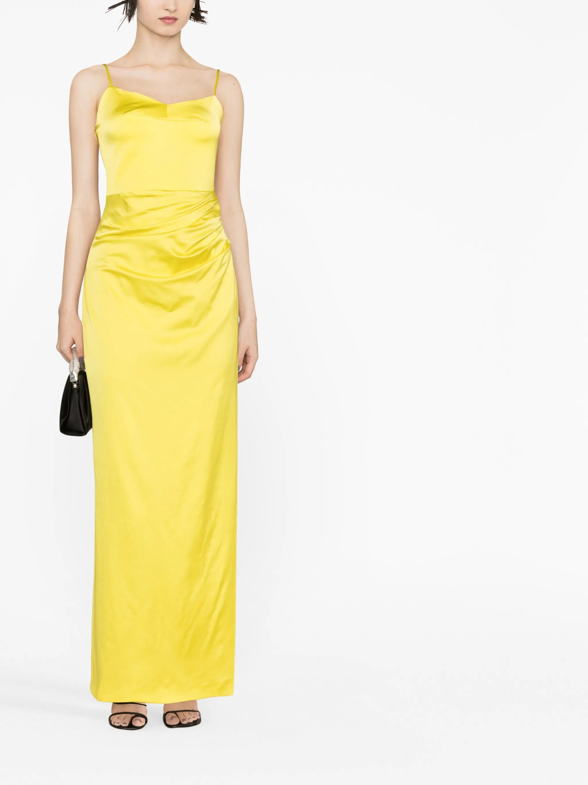 Vona draped dress