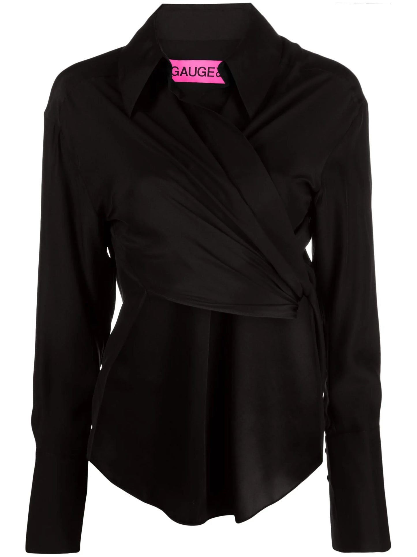 Sabinas silk wrap shirt