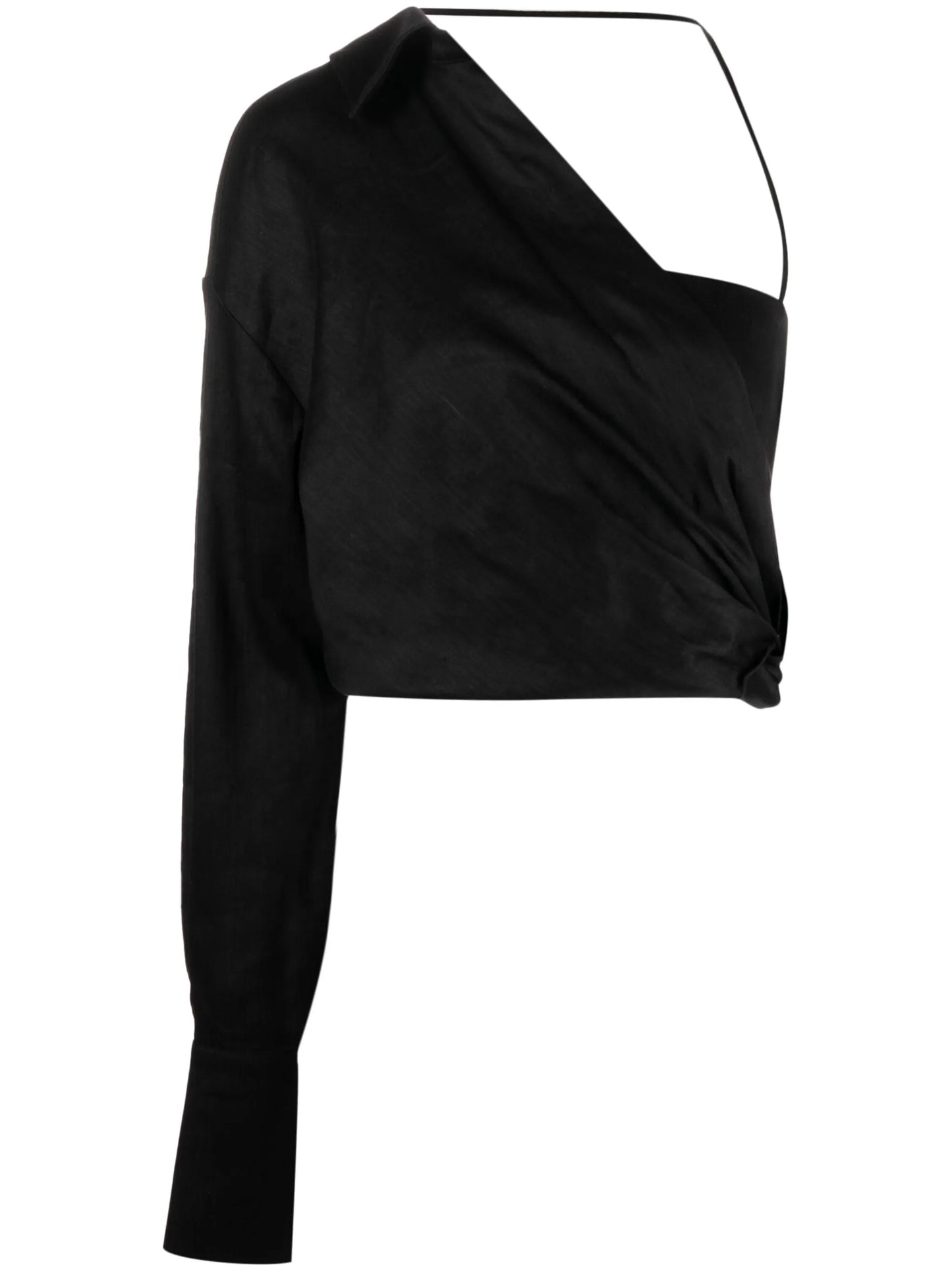 Ganri one-sleeve shirt