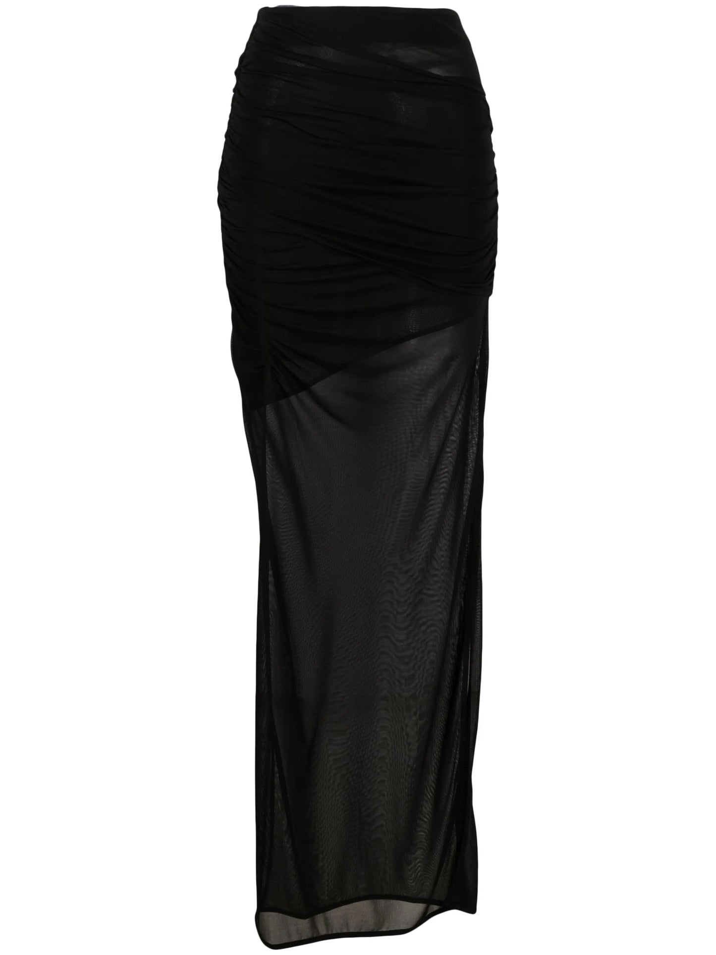 Tiroi side-slit maxi skirt