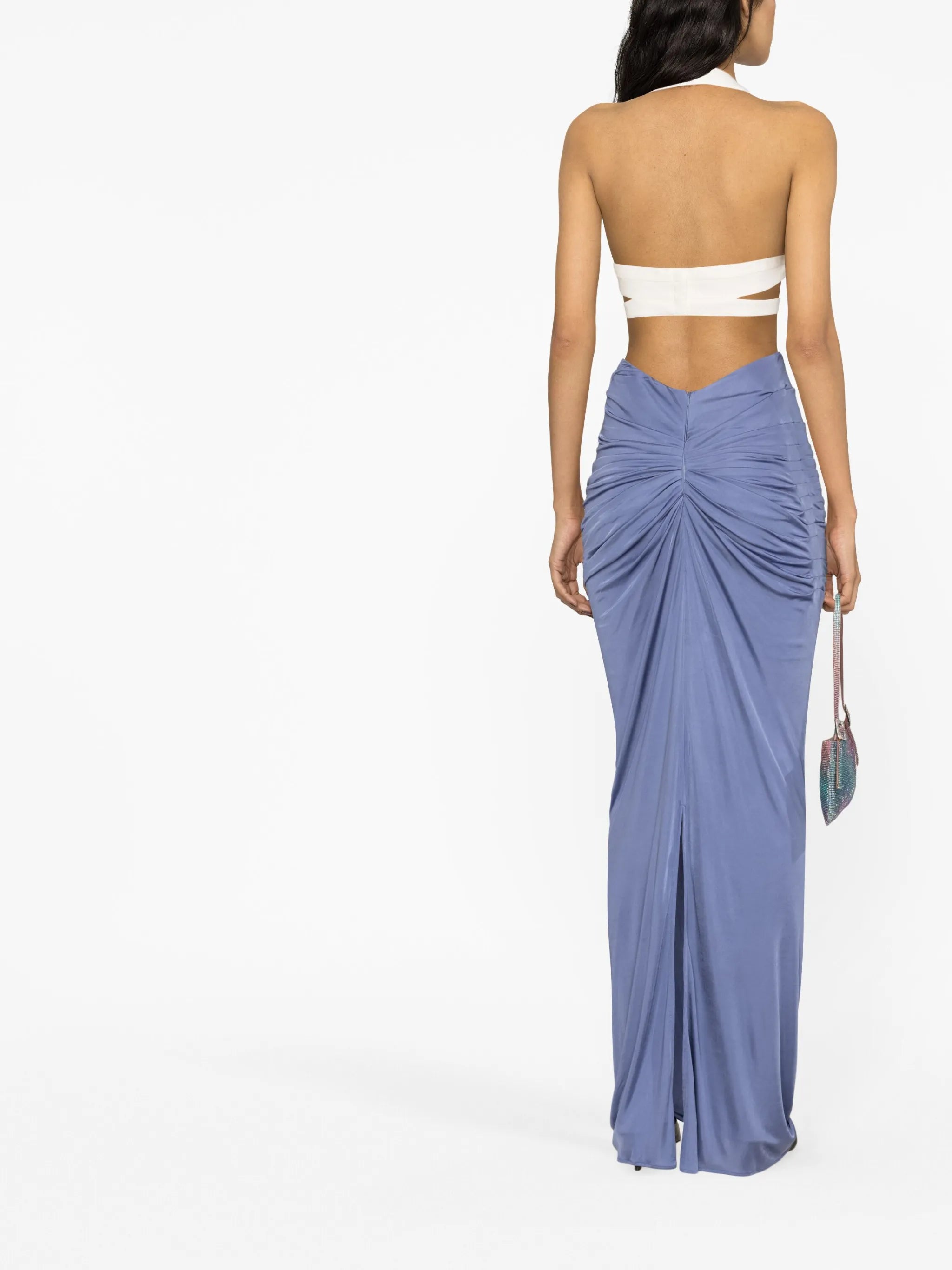Belem ruchedmaxi skirt