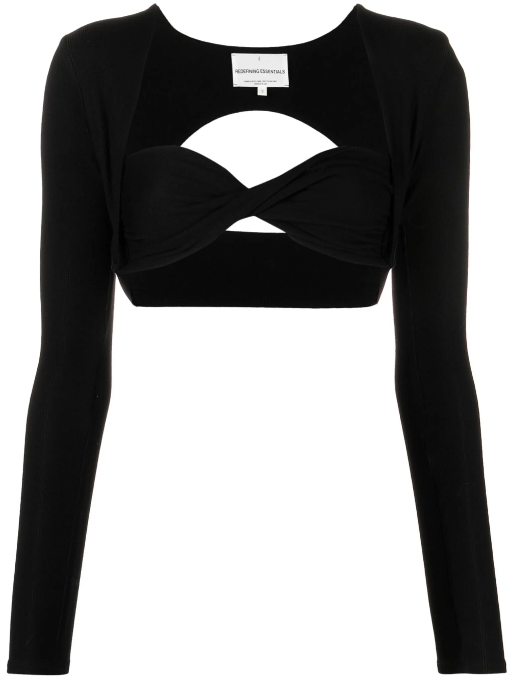 sweetheart-neck cropped top