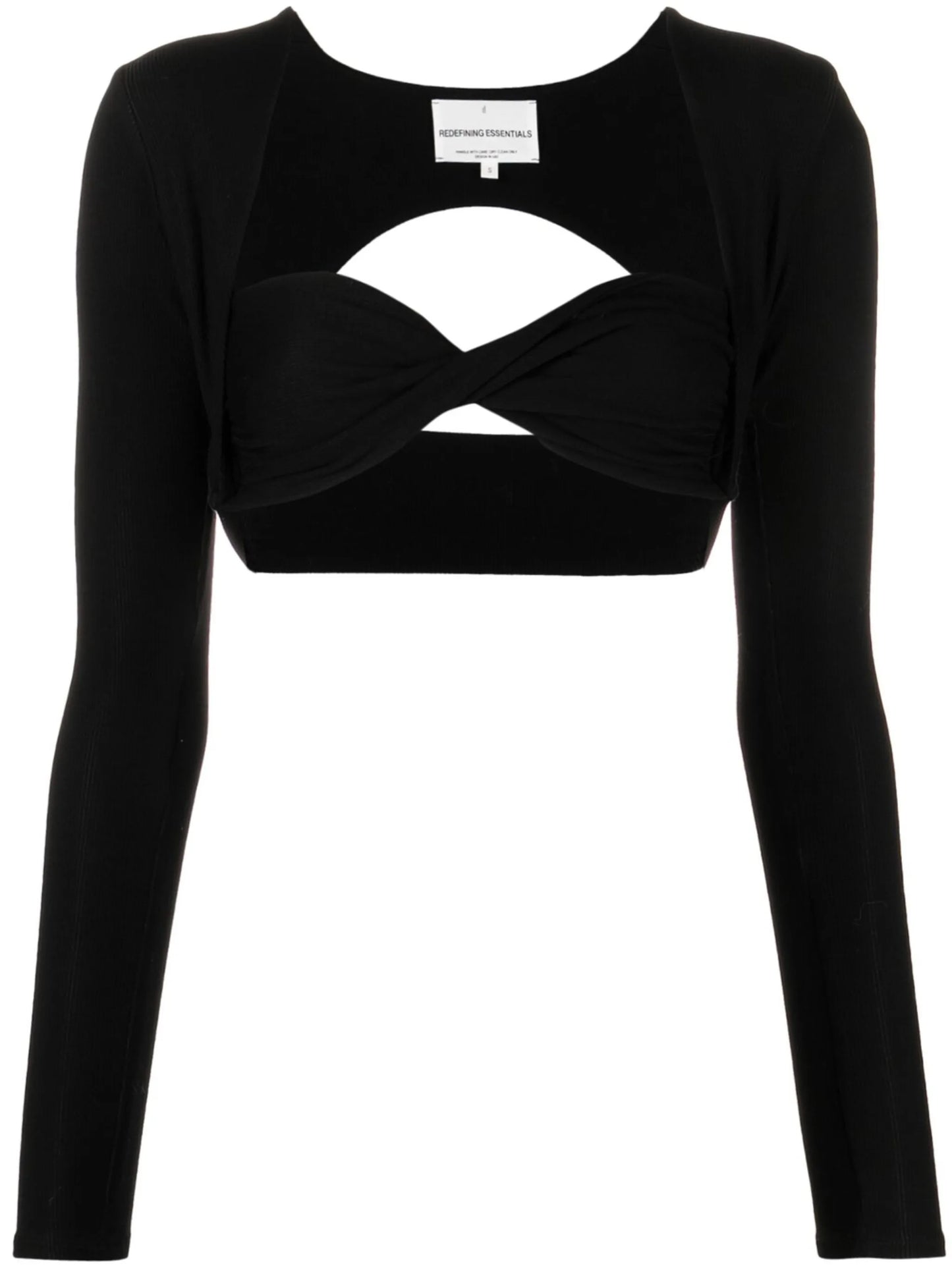 sweetheart-neck cropped top