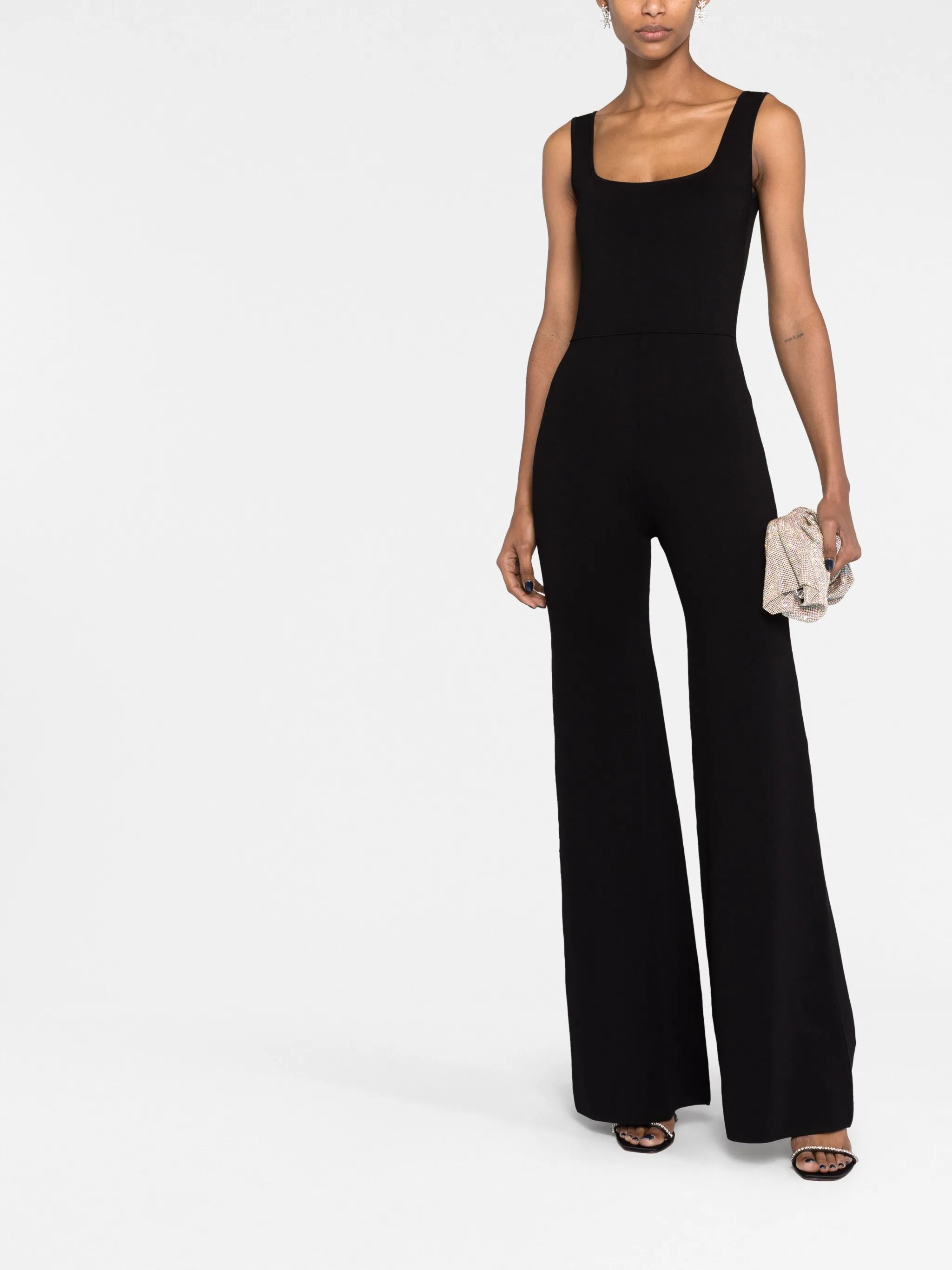 Grado wide-leg jersey jumpsuit