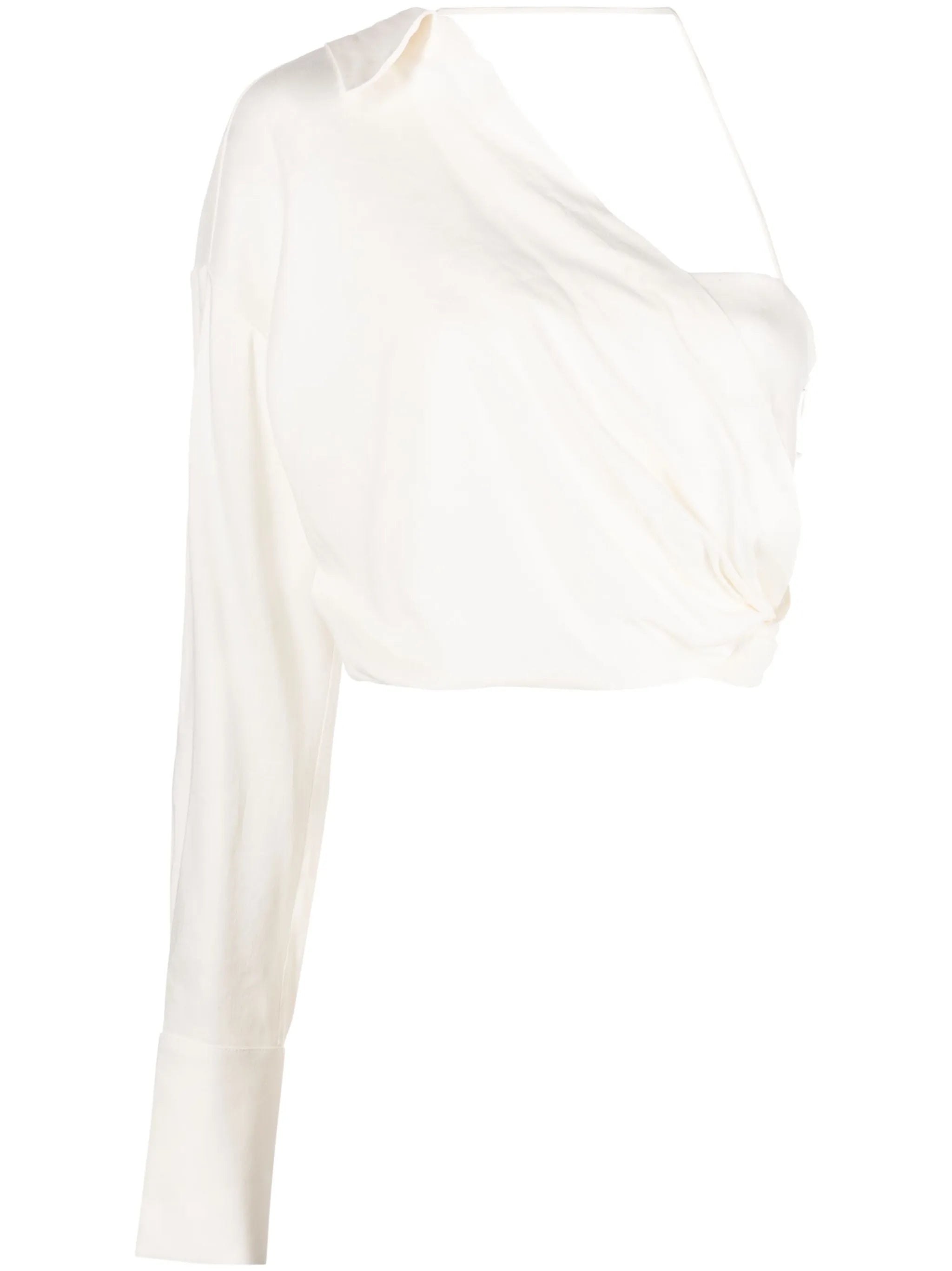 Ganri one-sleeve shirt