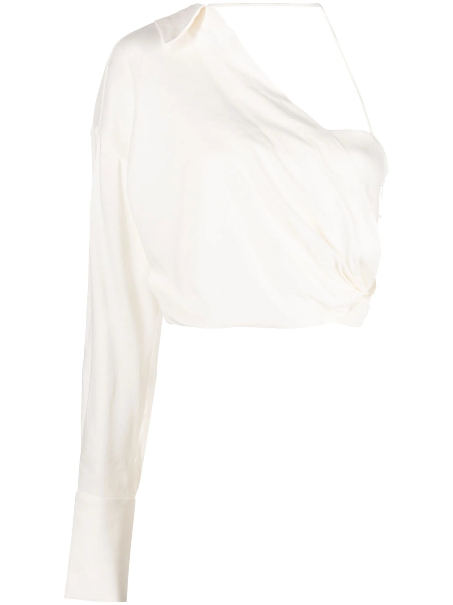 Ganri one-sleeve shirt