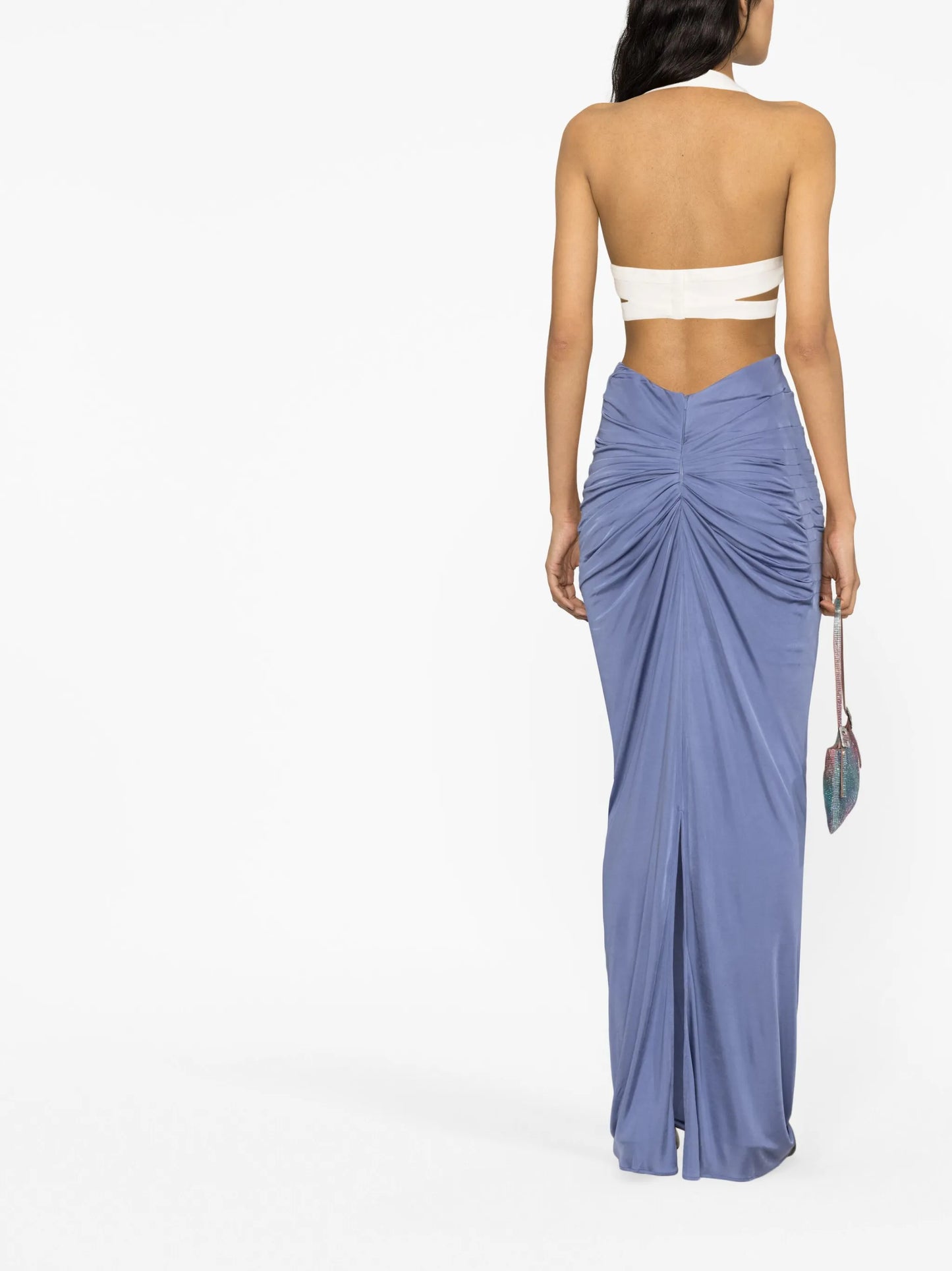 Medevi linen crop top