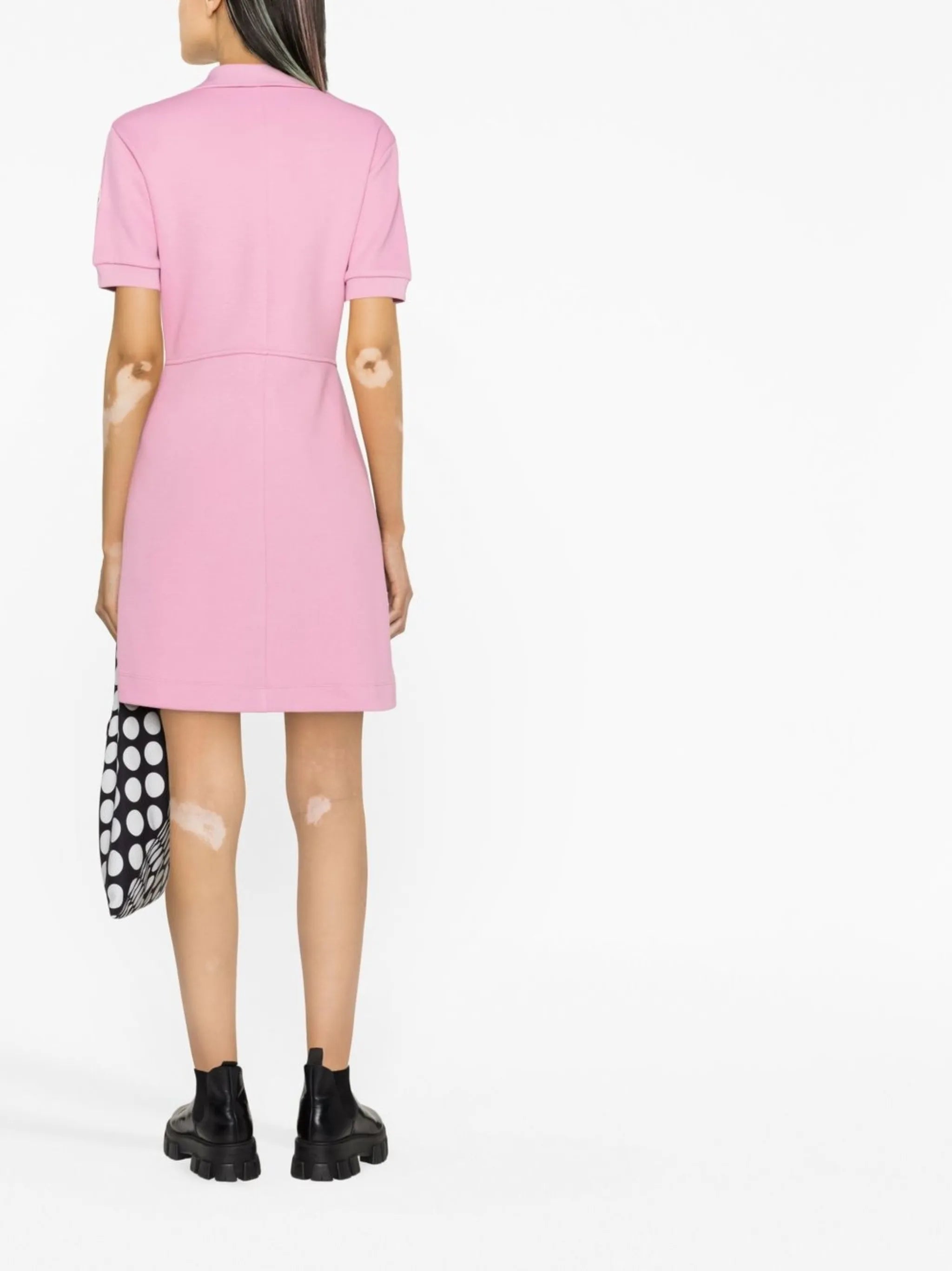 zip-up mini dress
