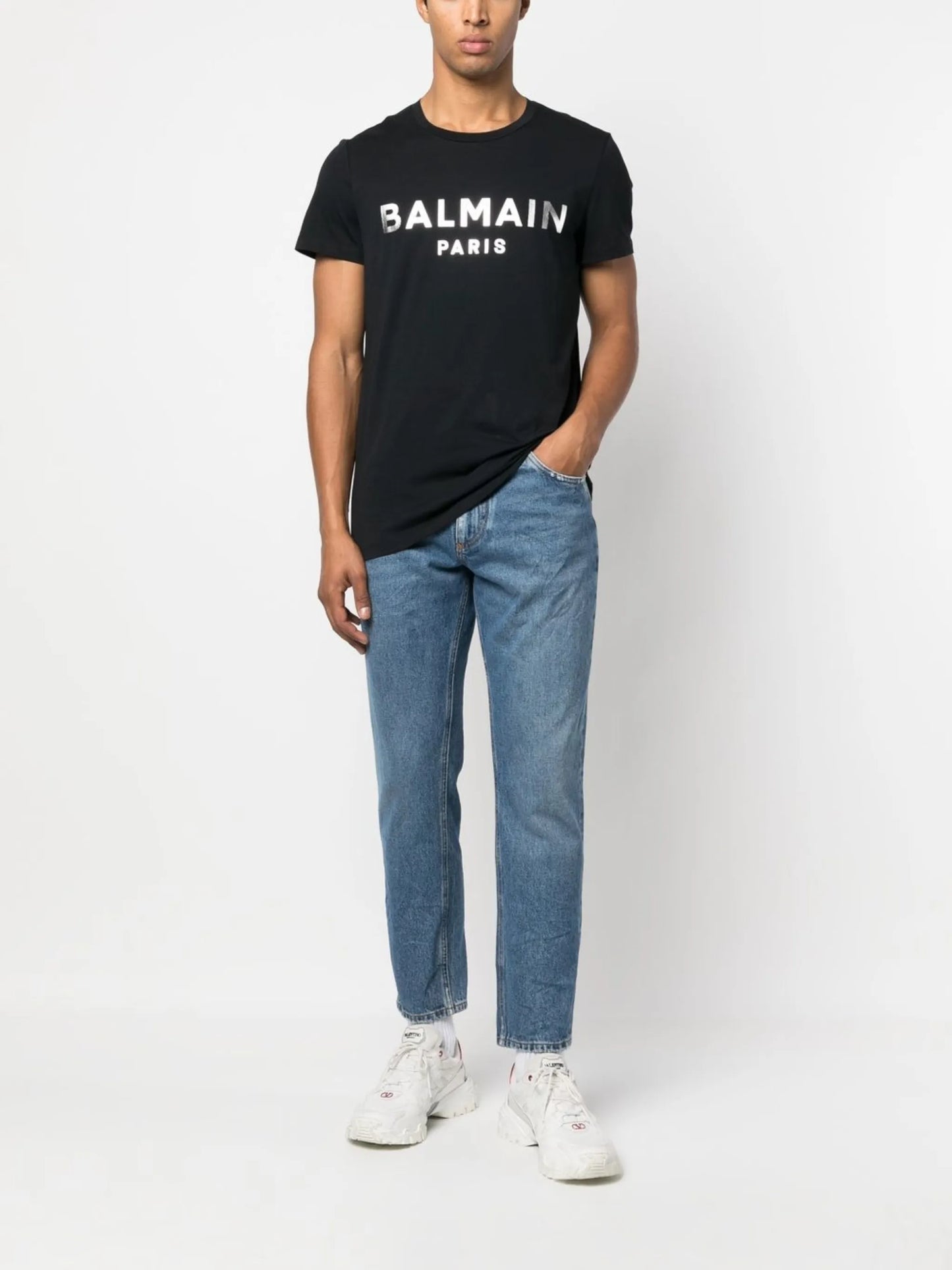 logo print T-shirt