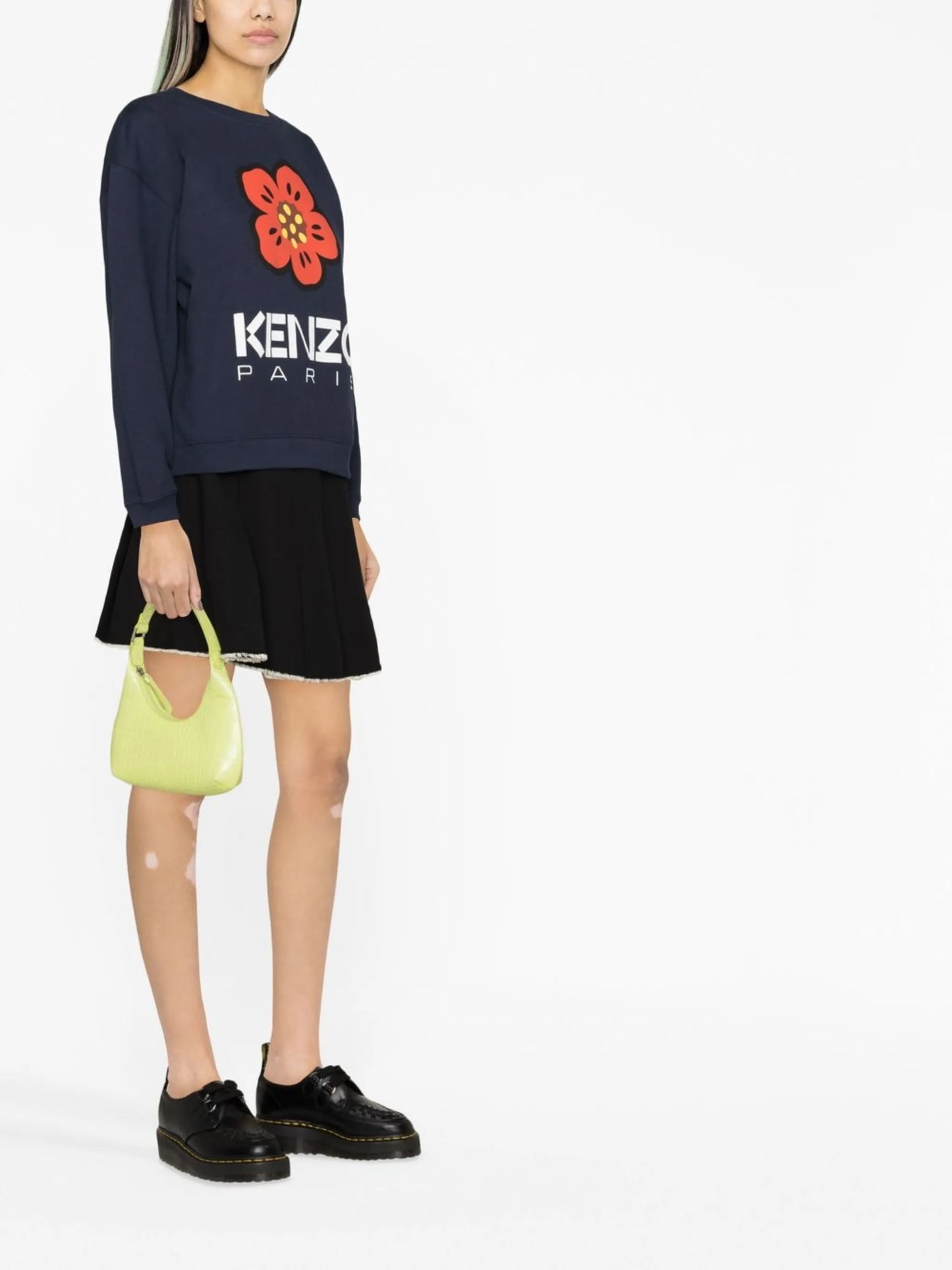 logo-print cotton sweater