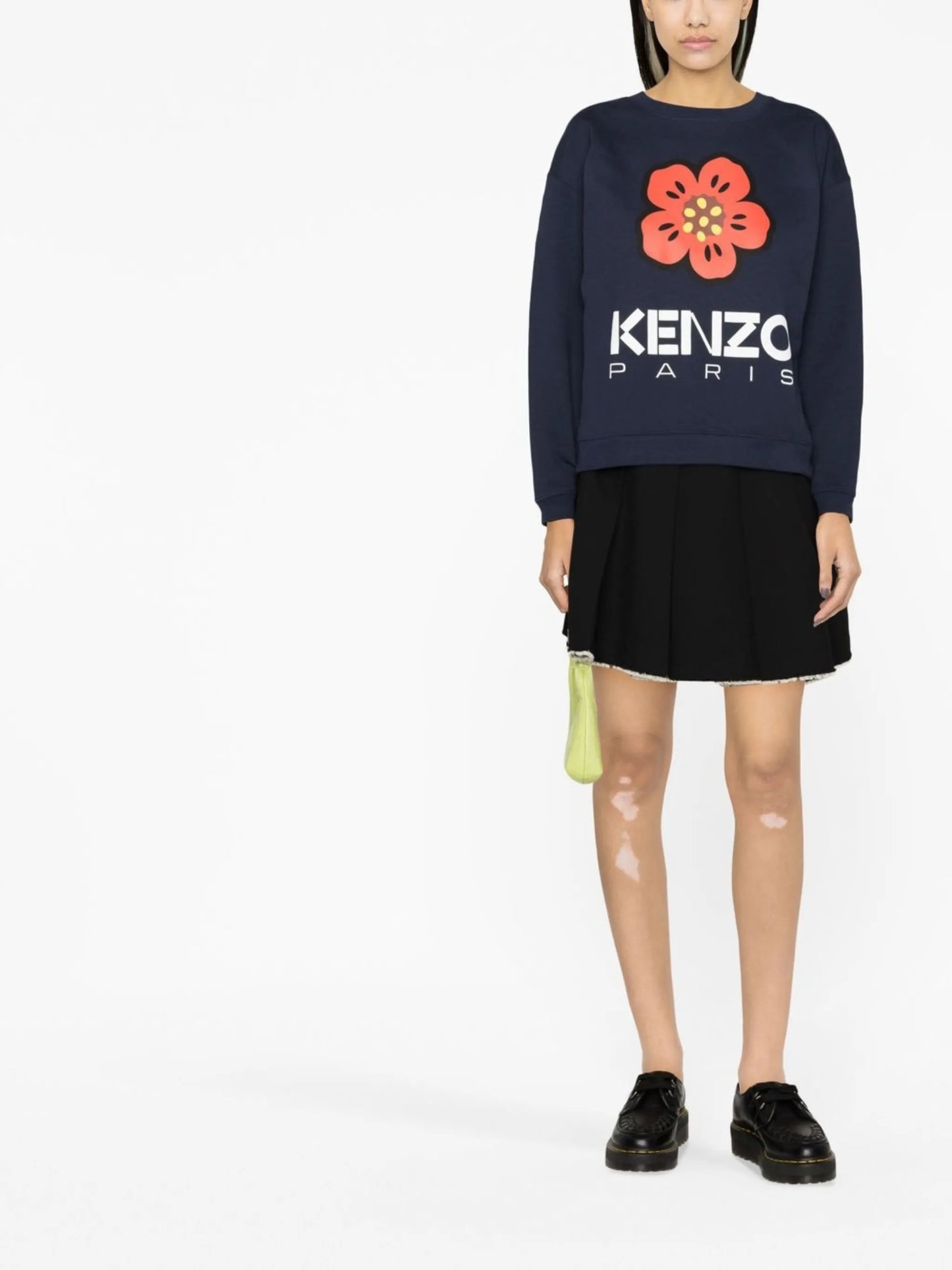 logo-print cotton sweater