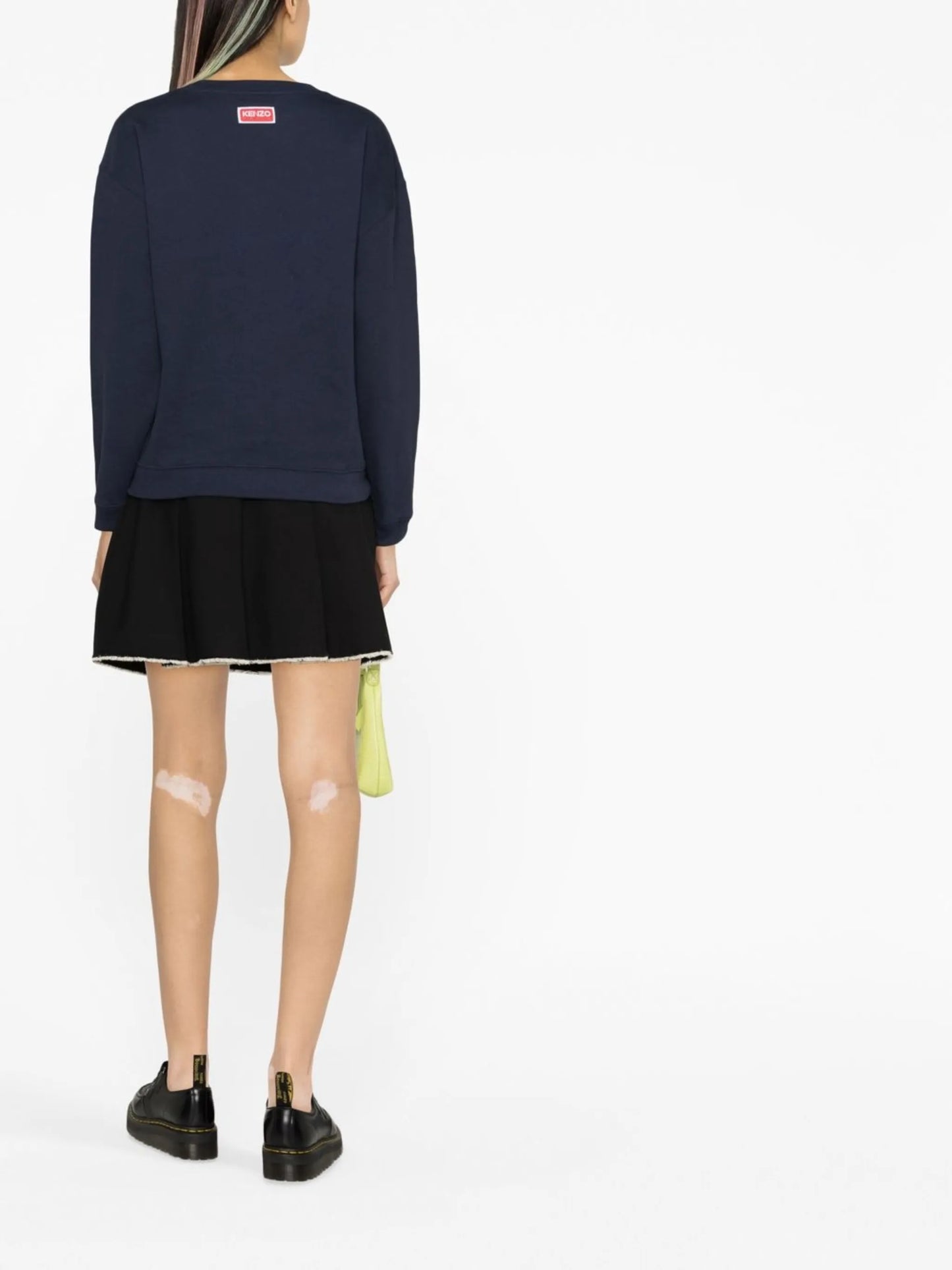 logo-print cotton sweater