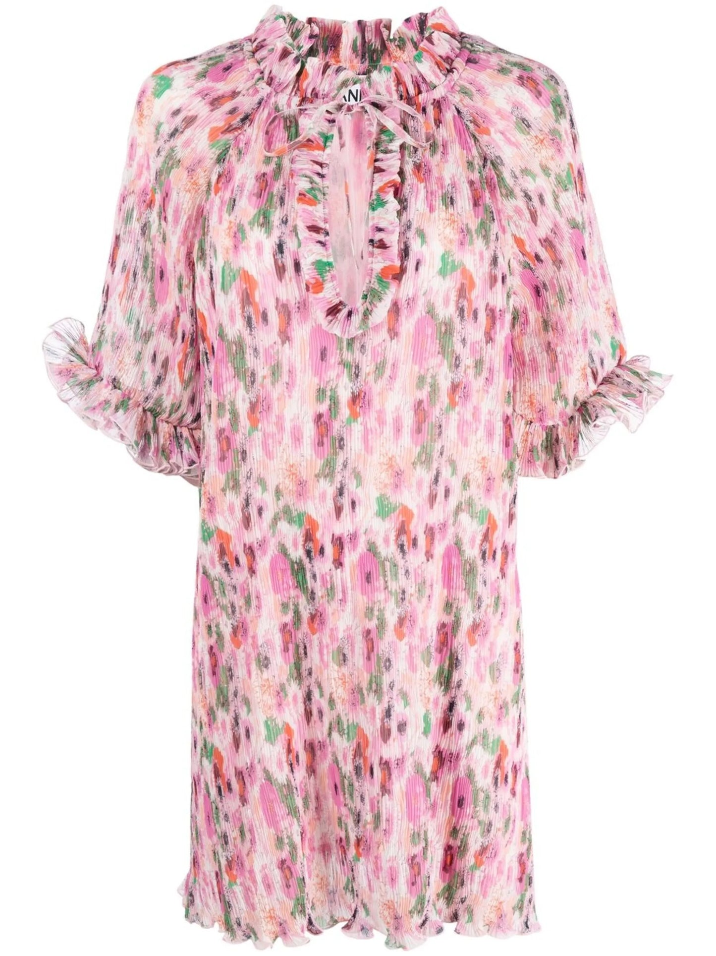 floral-print minidress