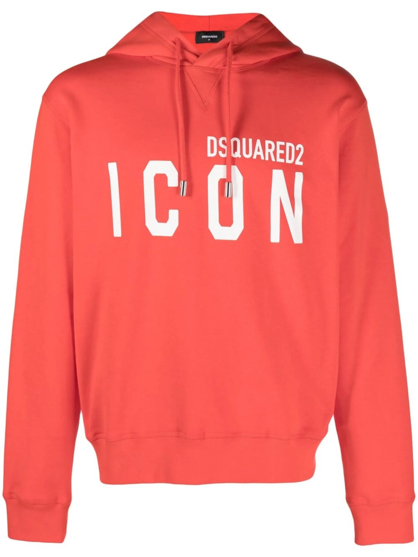 logo-print cotton hoodie