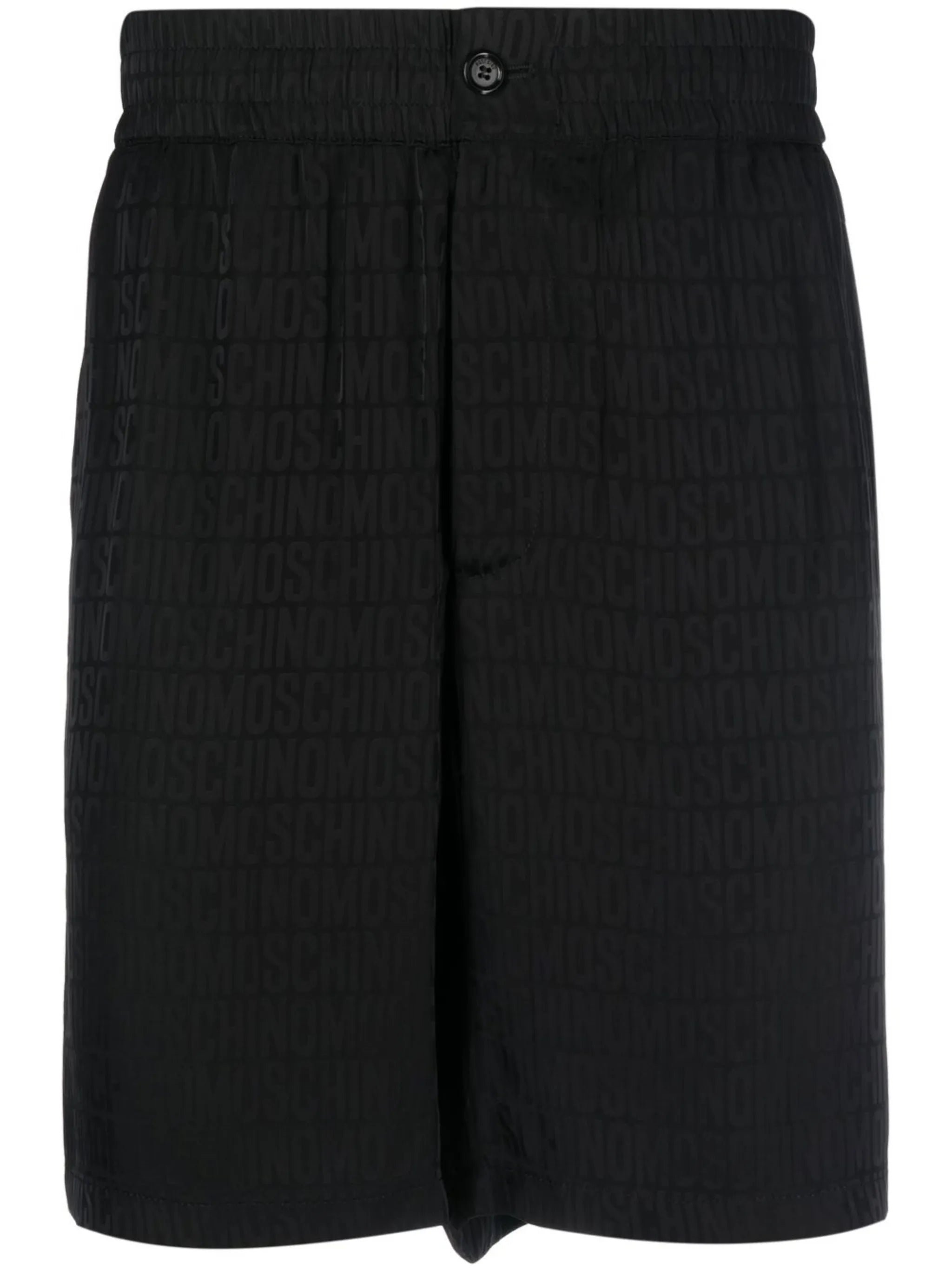 logo-print track shorts