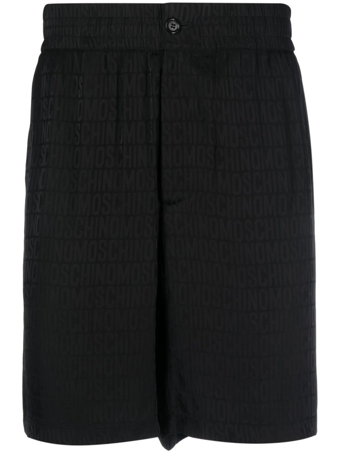 logo-print track shorts