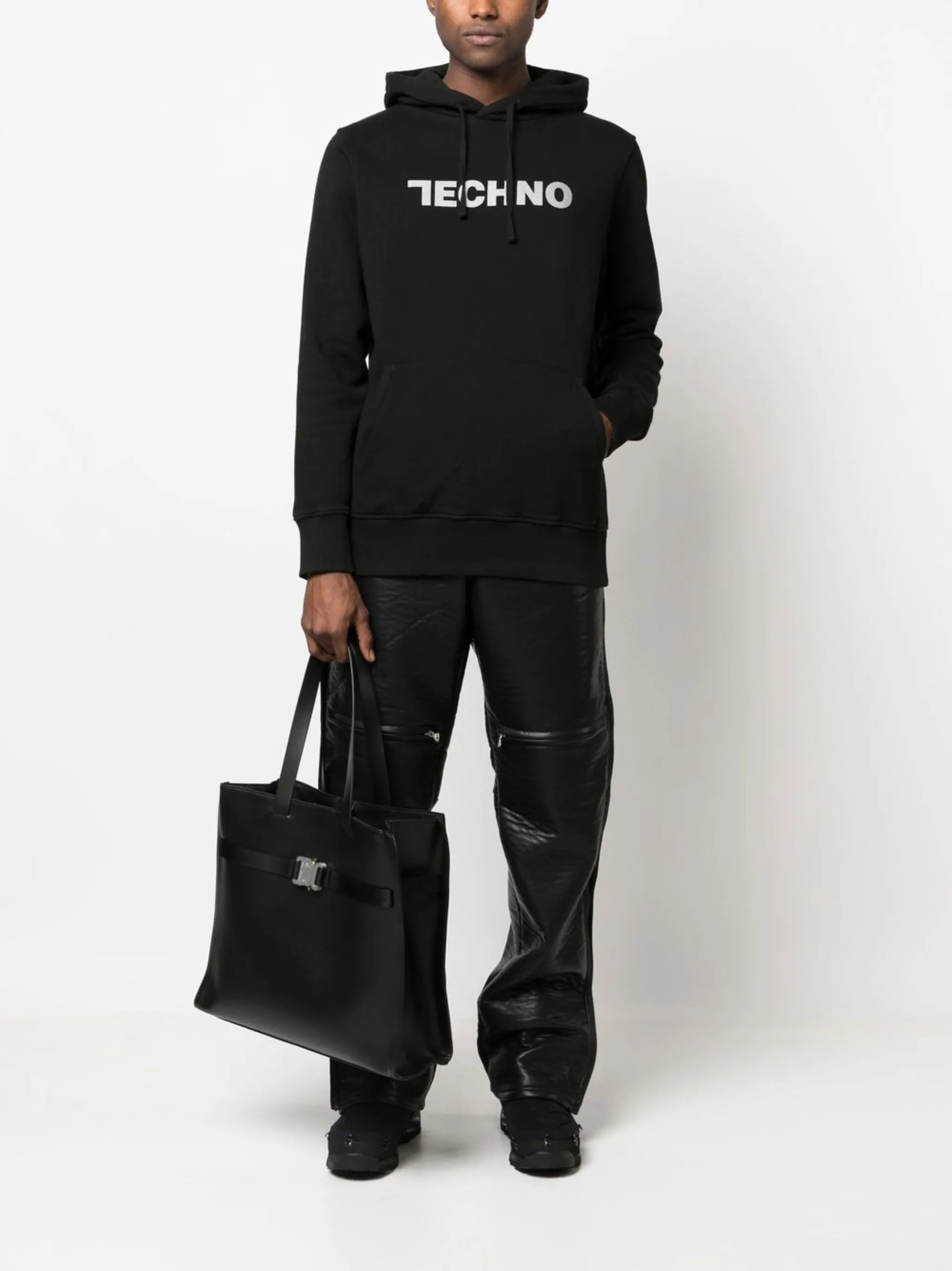 Techno graphic hoodie