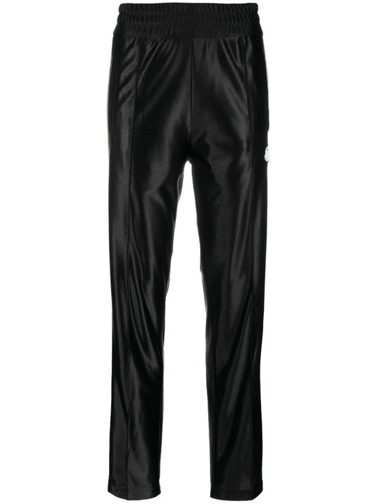 logo-patch stripe-detail track pants